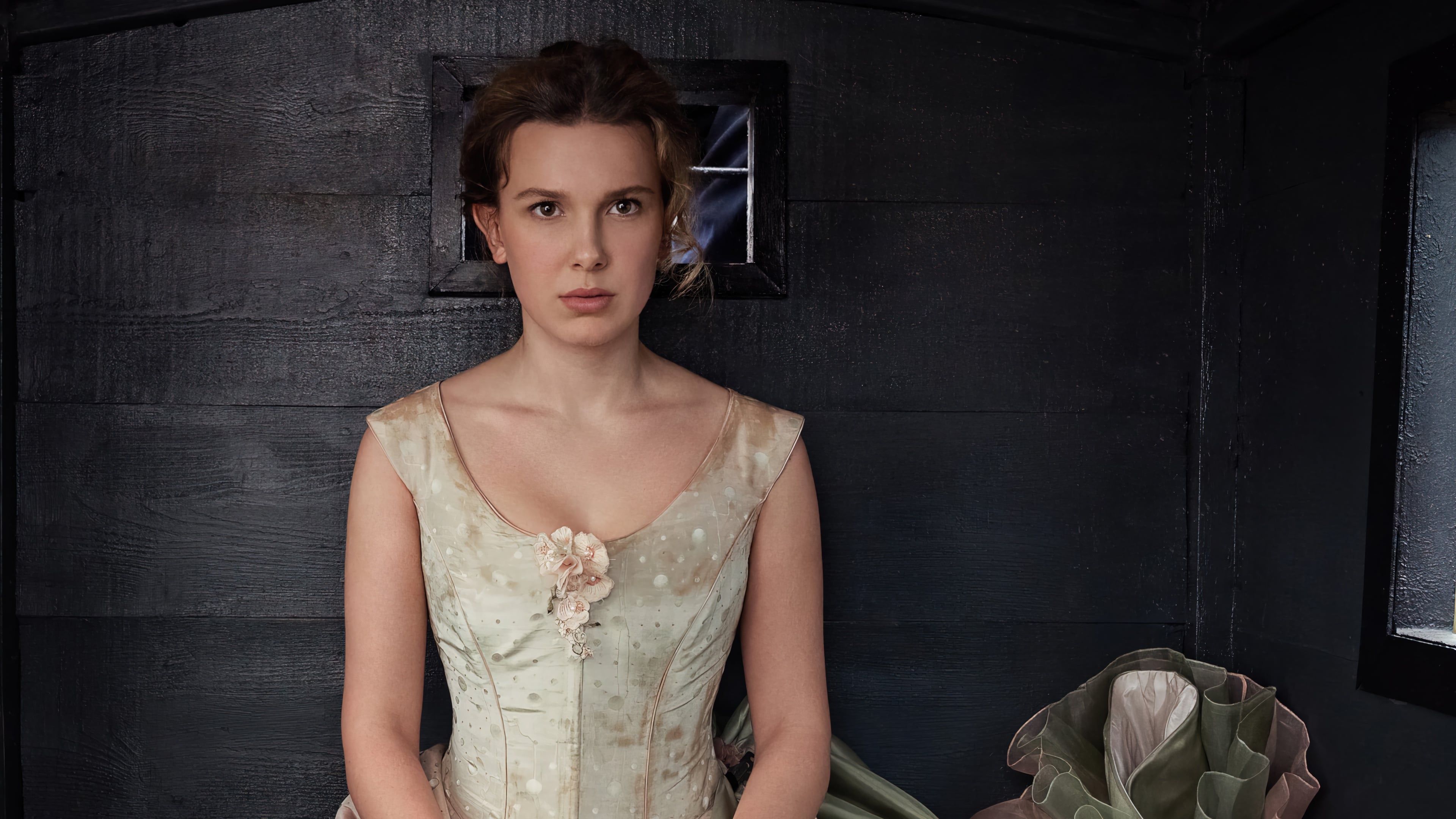 3840x2160 Millie Bobby Brown as Enola Holmes 2 Wallpaper 4K for Desktop