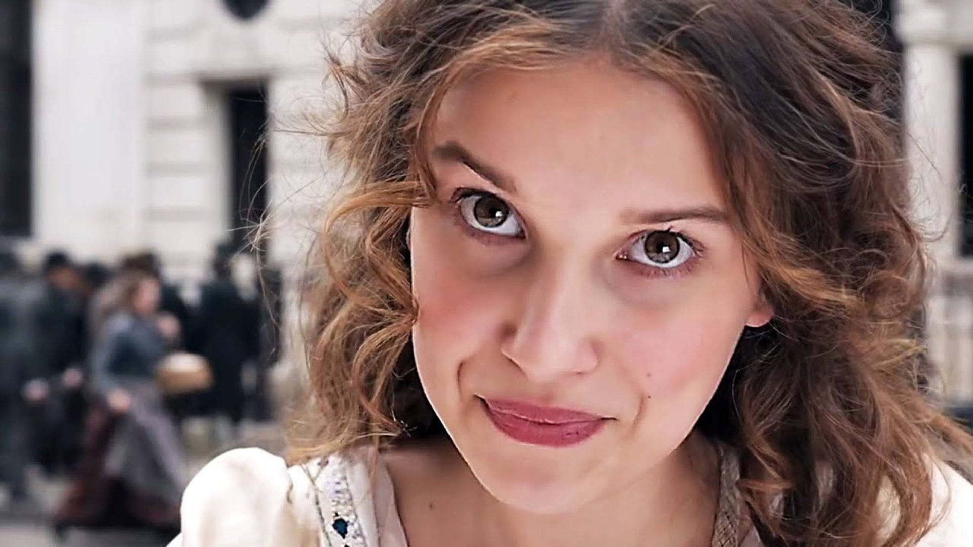 1920x1080 Enola Holmes Close Up Wallpaper