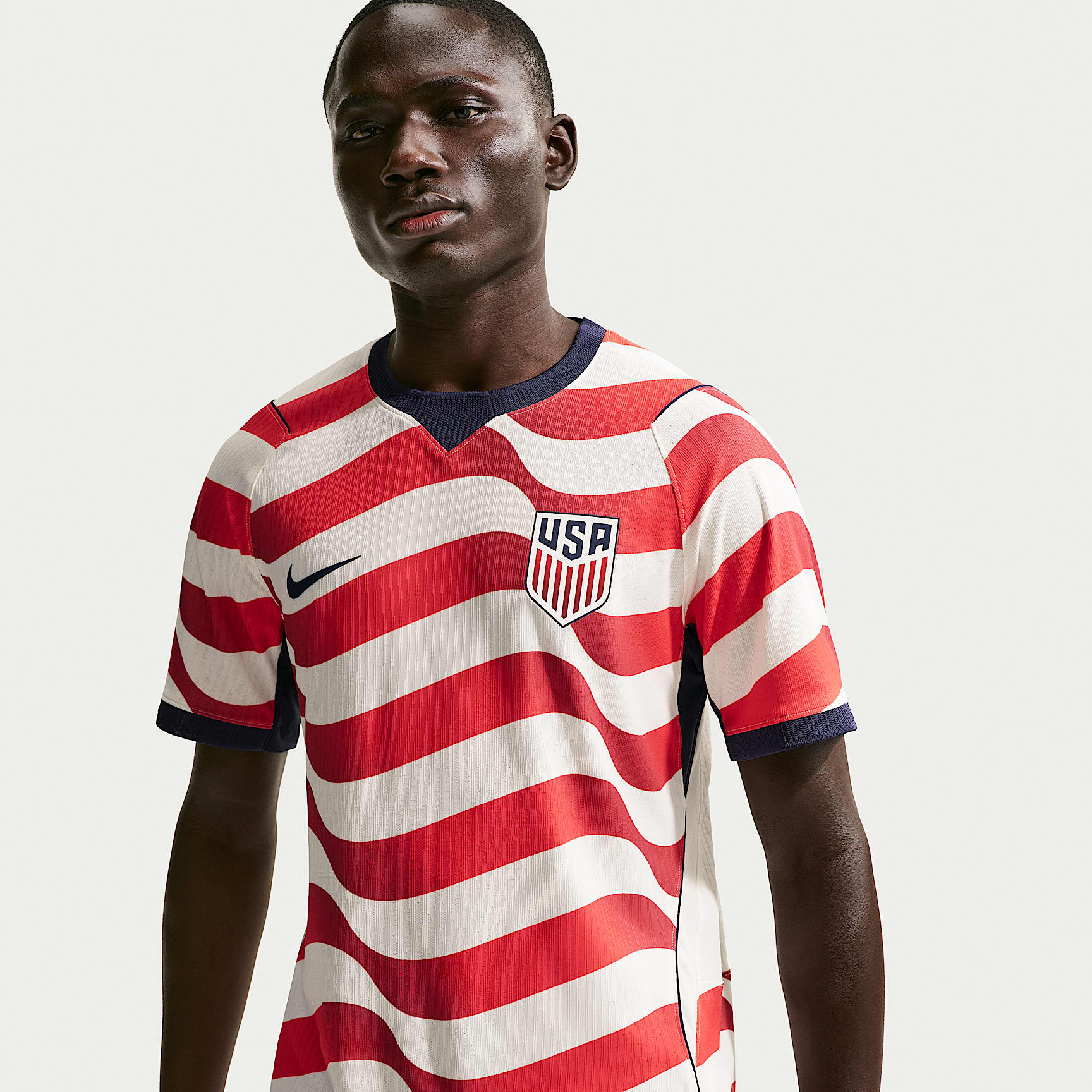1728x1728 USMNT 2026 Match Home Men's Nike Aero FIT Soccer Authentic Jersey.