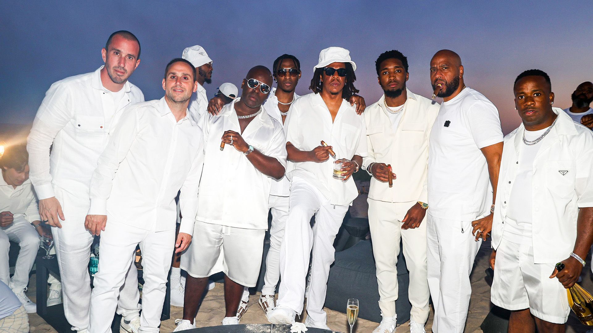 1920x1080 Jay Z, Beyoncé, And More Attend Michael Rubin's July 4th Party With Performances By Drake, Lil Baby, Travis Scott