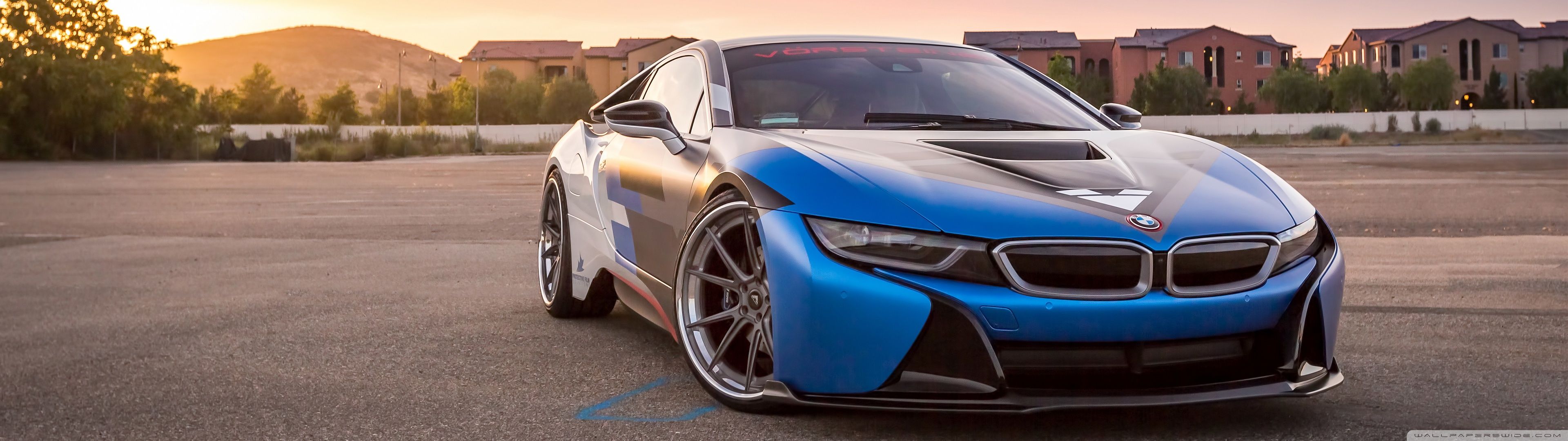 3840x1080 Vorsteiner BMW i8 VR E 4K UHD Wallpaper for UltraHD Desktop and TV : Widescreen and UltraWide Display : Dual Monitor : Smartphone and Tablet Devices
