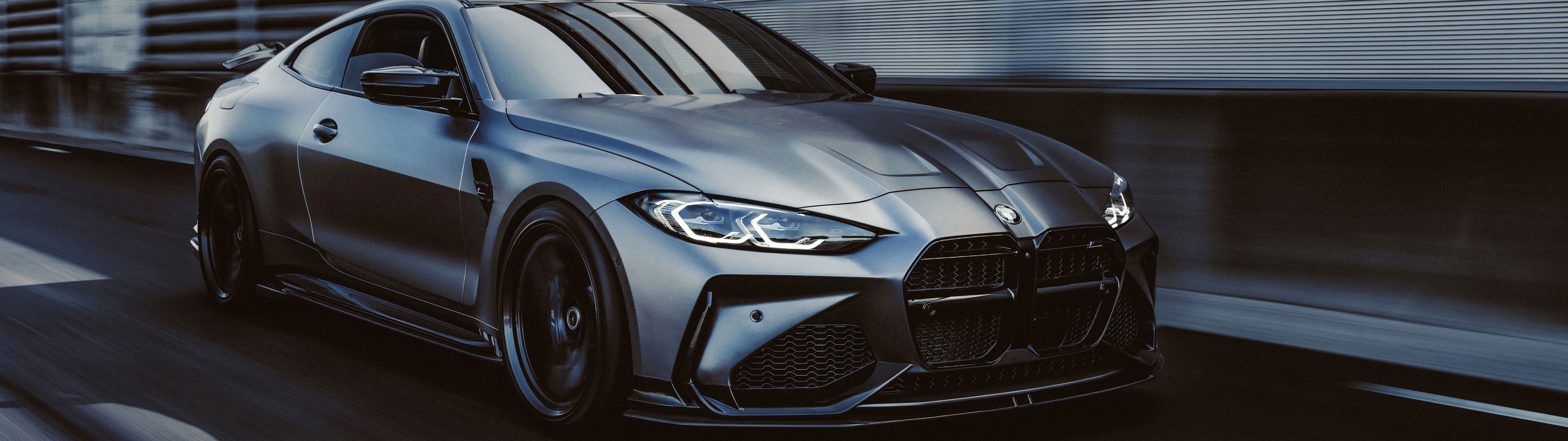 3840x1080 BMW M4 Coupe Wallpaper 4K, Performance Kit, 5K
