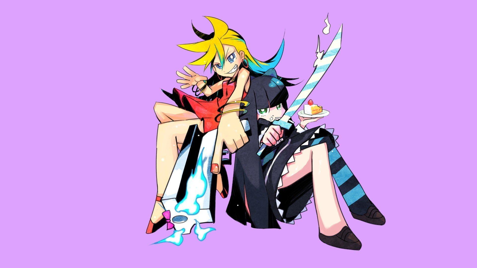 1920x1080 Panty and Stocking with Garterbelt Wallpaper HD / Desktop and Mobile Background