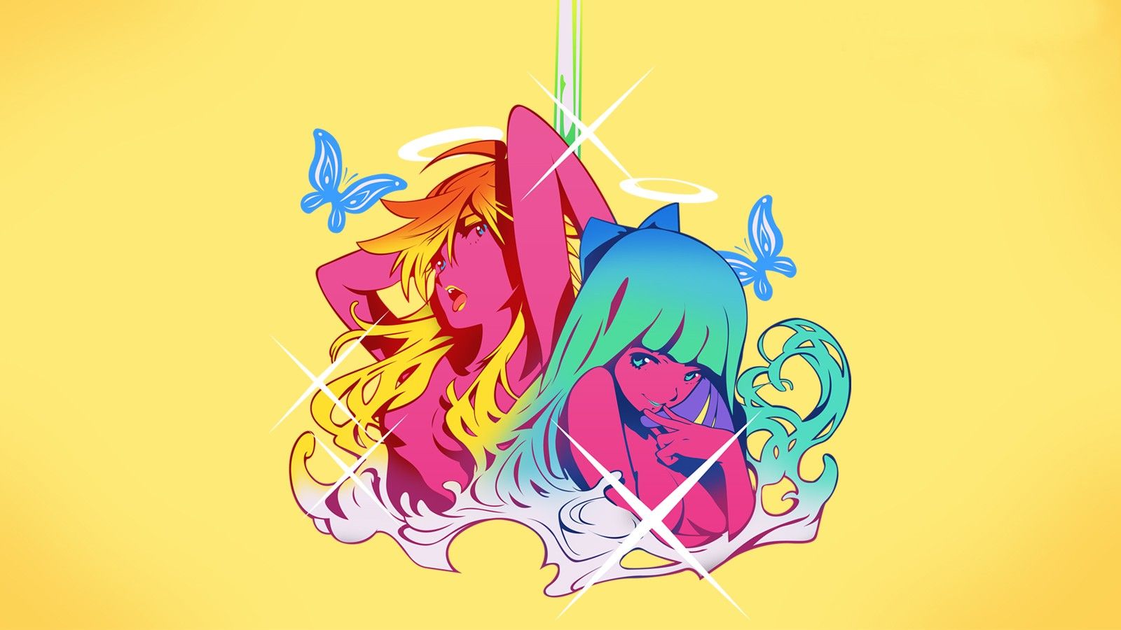 1600x900 Panty And Stocking With Garterbelt HD Wallpaper Desktop Image and Photo