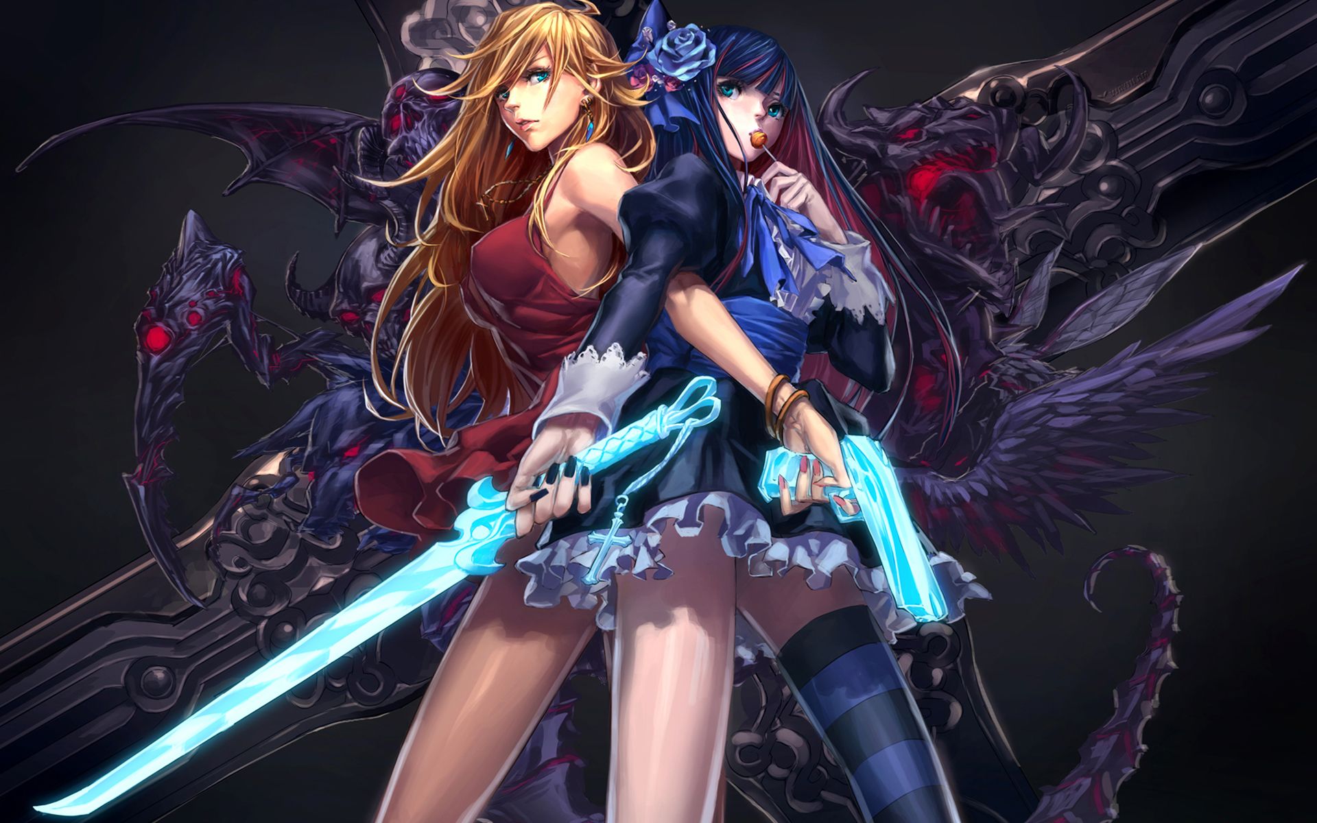 1920x1200 panty, And, Stocking, With, Garterbelt Wallpaper HD / Desktop and Mobile Background