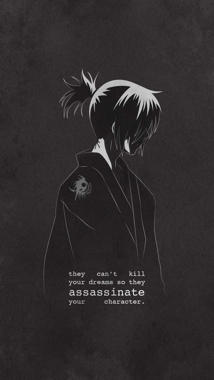 736x1308 Manga Quotes Wallpaper