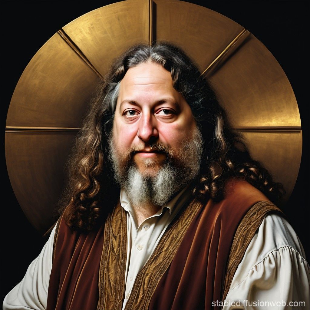 1024x1024 richard stallman like jesus illuminatus Prompts. Stable Diffusion Online