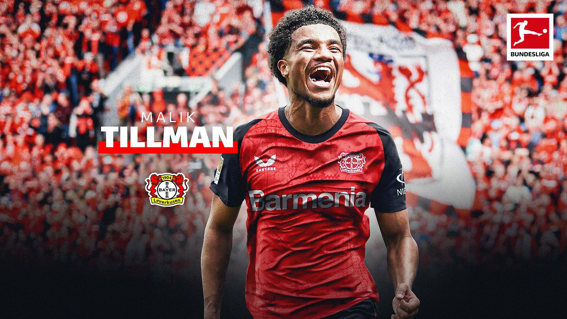 1920x1080 Bayer Leverkusen sign US attacker Malik Tilman
