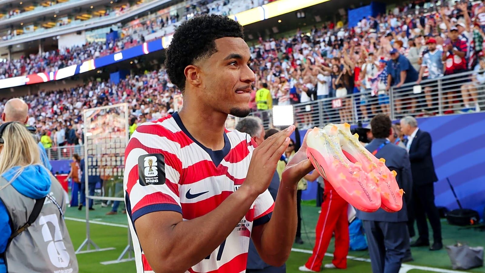 1600x900 &;I showed what I can do&; Tillman&;s bloody sock, brainwave tech and countless hours of training powered his dream USMNT free kick