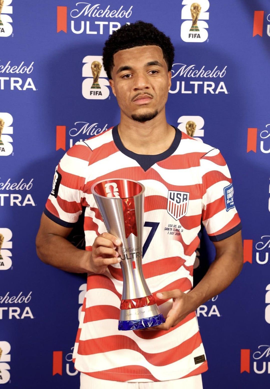 1080x1554 Malik Tillman was named Superior Player of the Match in USA vs Bosnia and Herzegovina