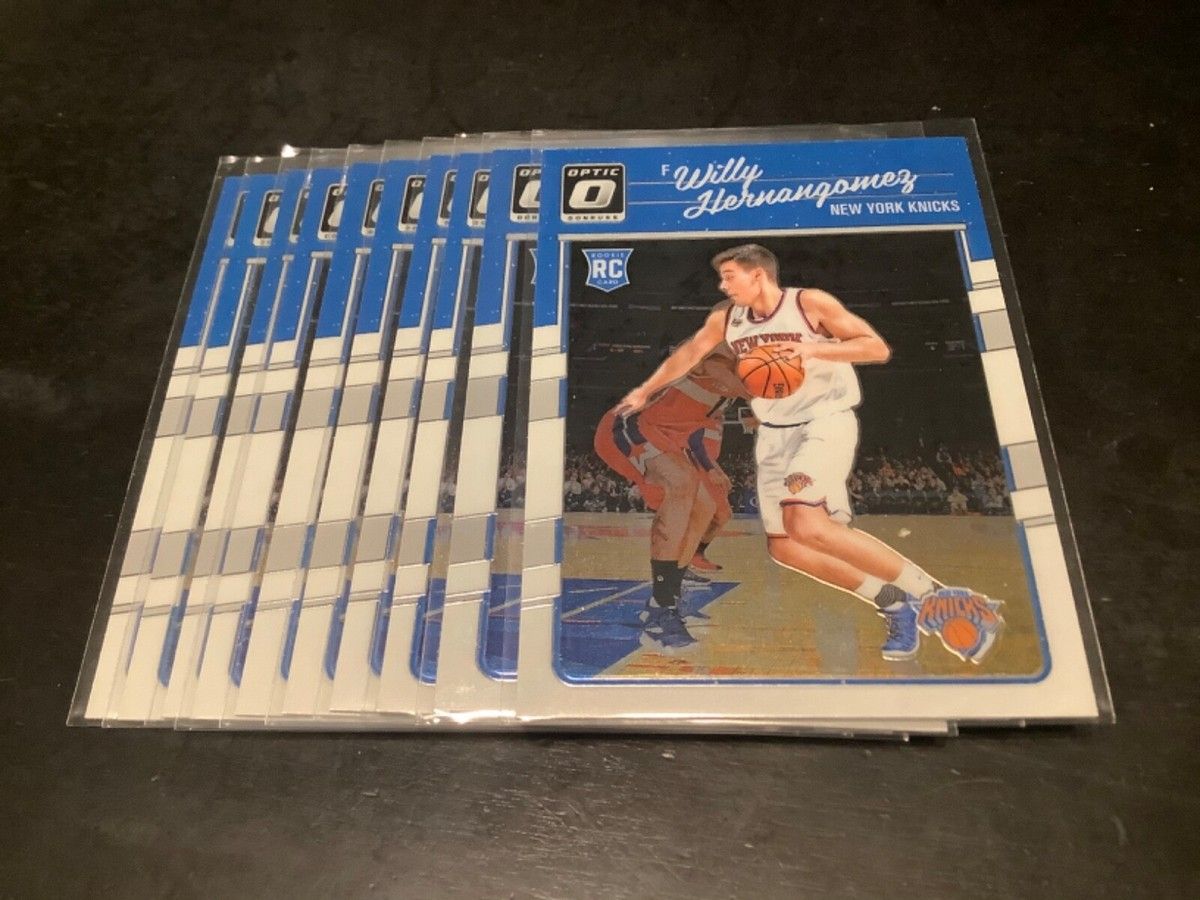 1200x900 Willy Hernangomez Rc 10 Card Lot Optic 2016 17 Rookies