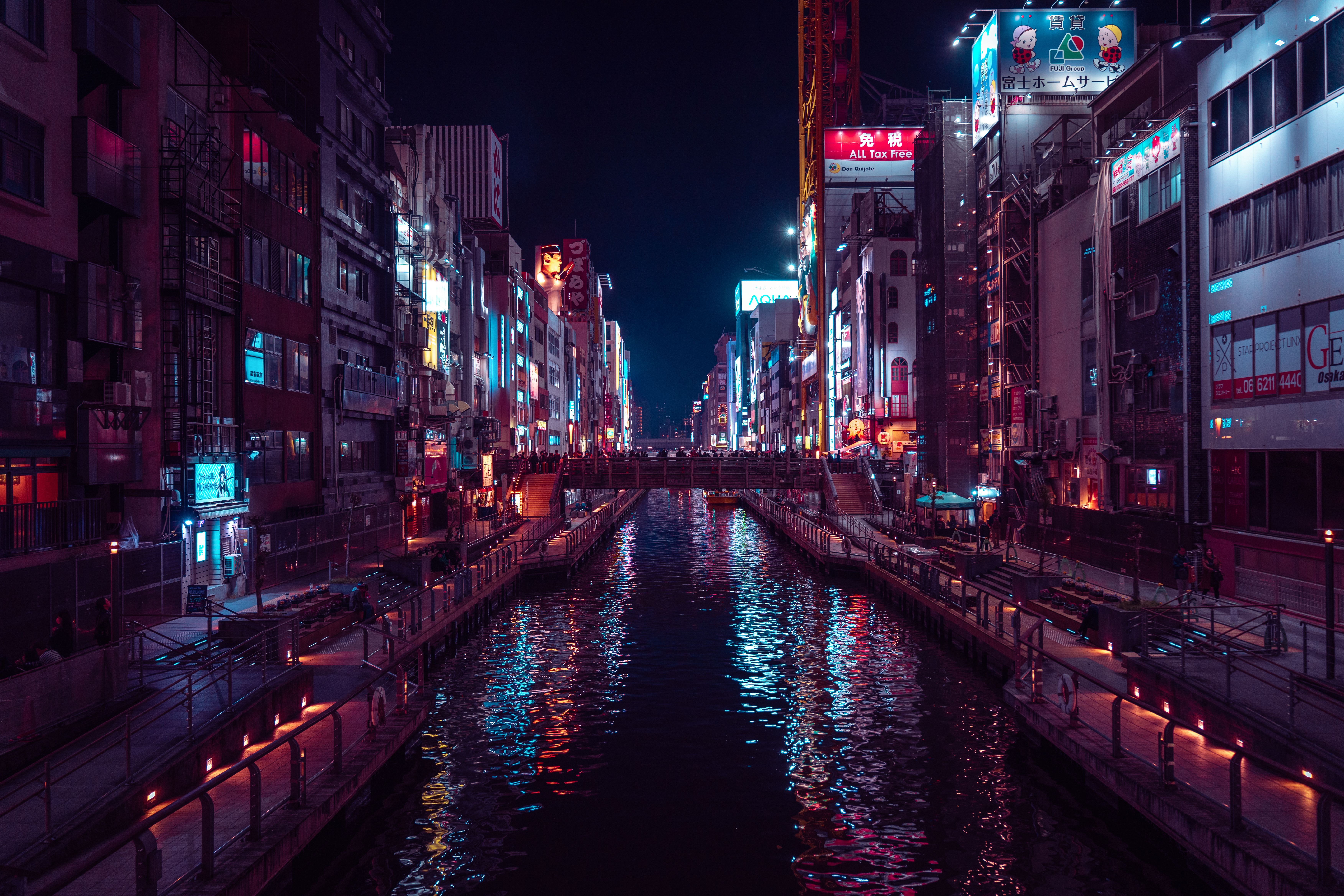 7008x4672 Osaka Night Photo, Download The BEST Free Osaka Night & HD Image