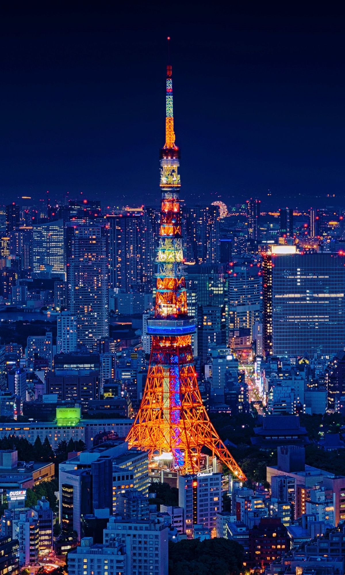 1200x2000 Phone wallpaper: Tokyo Tower, Light, Tokyo, Man Made, City, Cityscape, Japan, Night, Cities 1181072