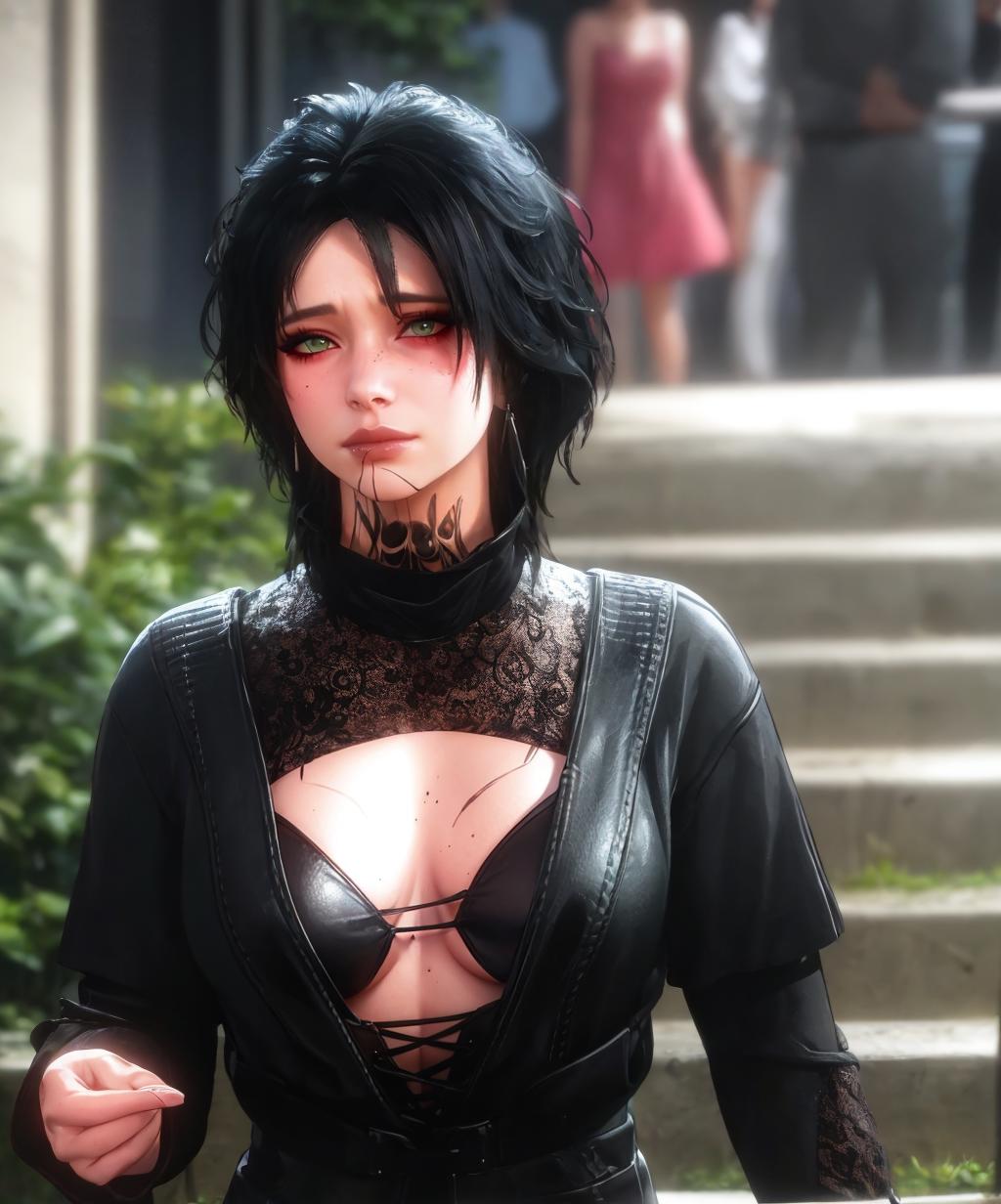 1024x1232 Evelyn Baldurs Gate.0 AI Model. Tensor.Art