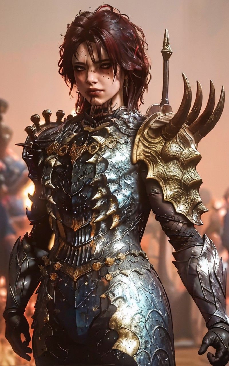 800x1275 Evelyn. Baldur's Gate 3 Attires.0 Showcase