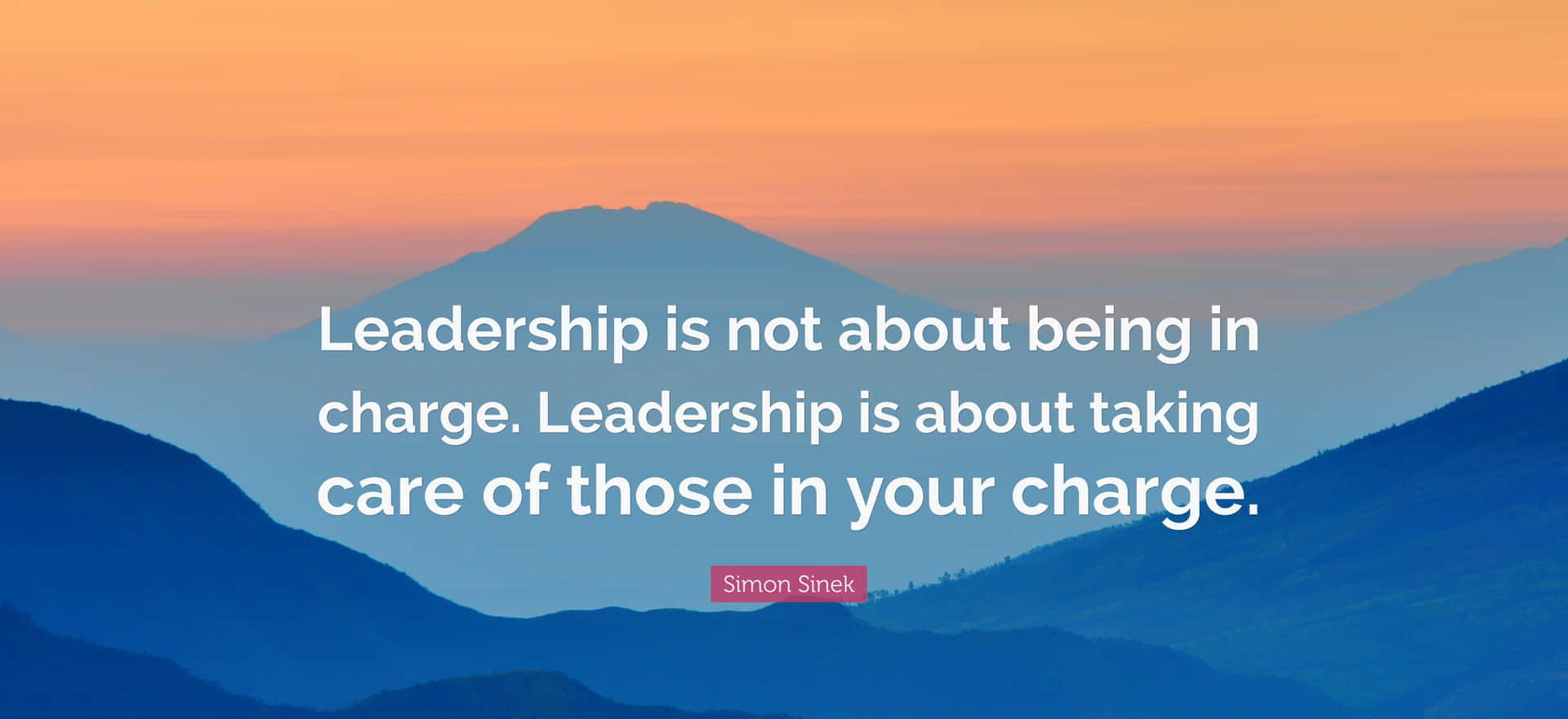 1920x881 Download Leadership Care Quote Simon Sinek Wallpaper
