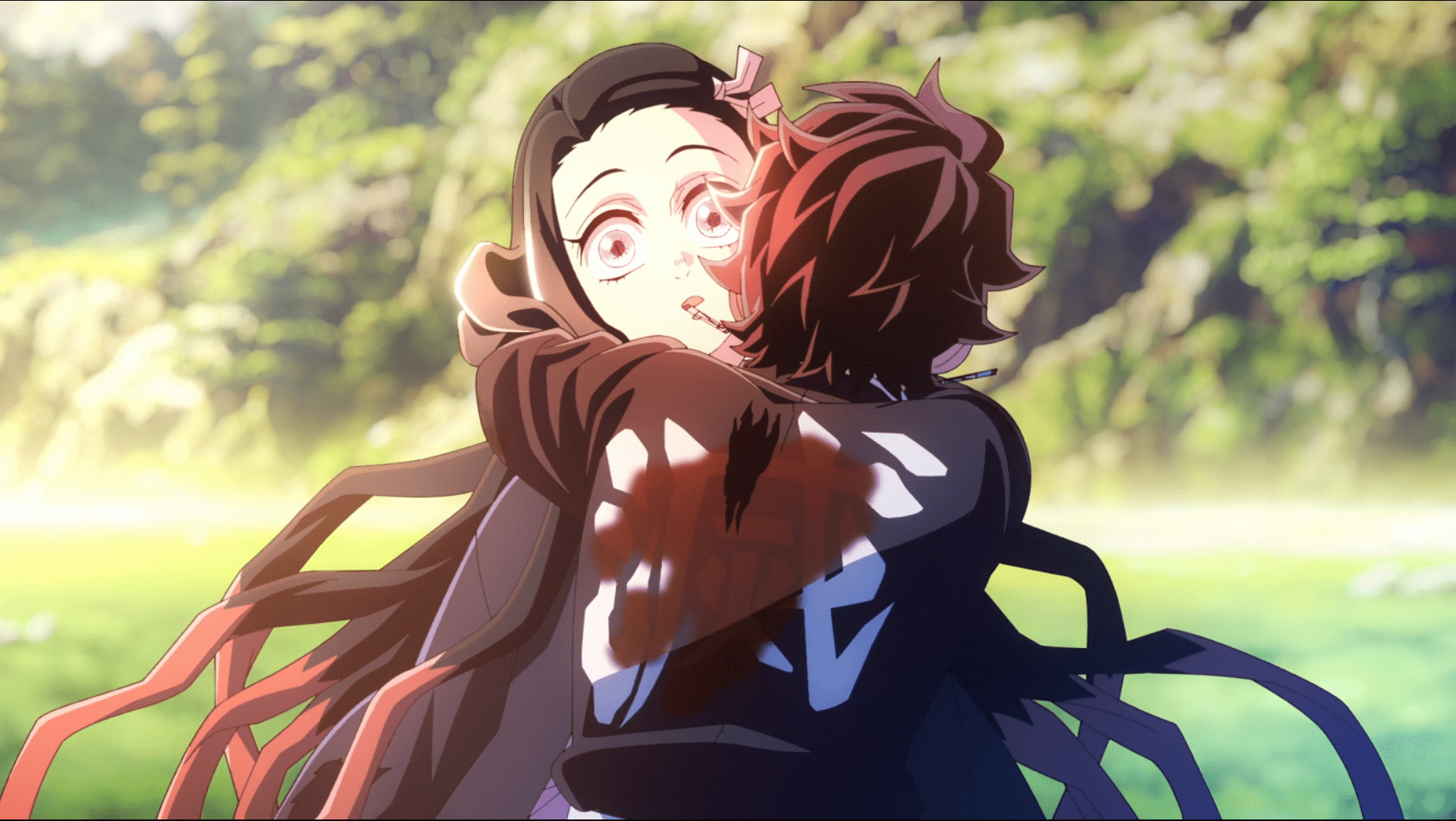 1920x1083 Demon Slayer HD Wallpaper: Tanjiro & Nezuko's Heartfelt Reunionx1083