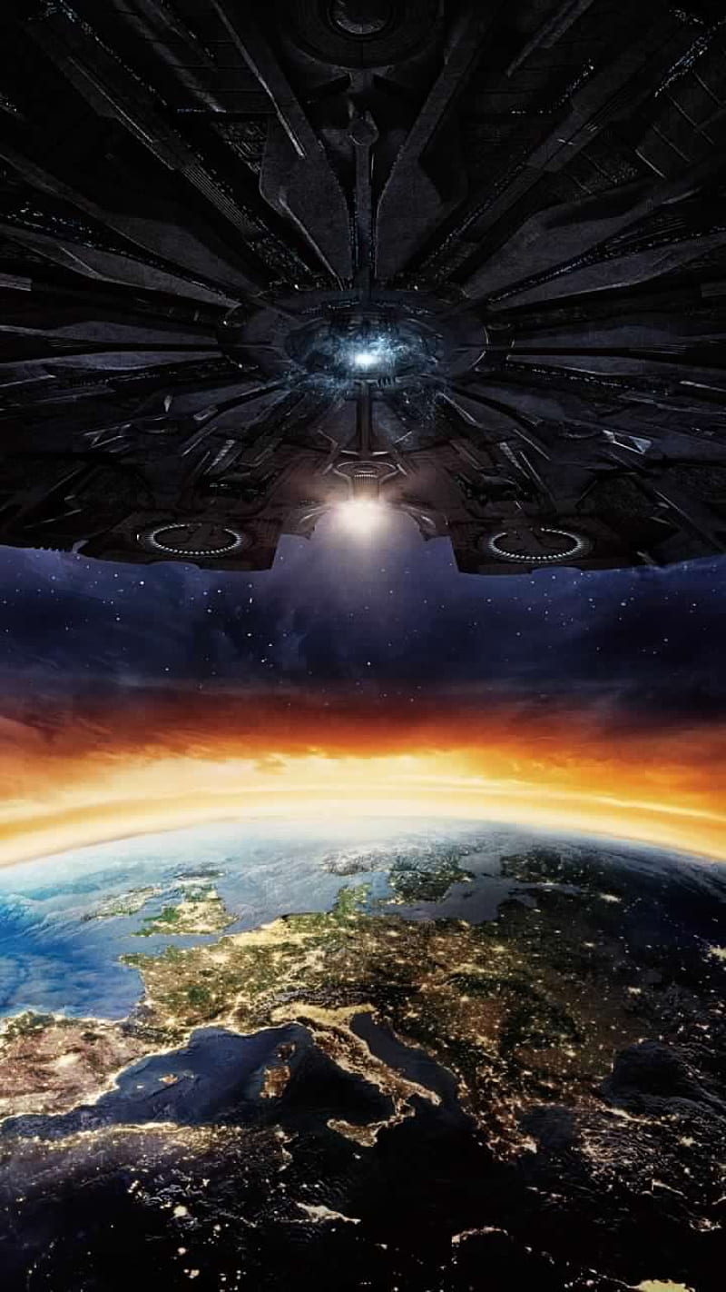800x1422 Alien Spaceship, alien, earth, horrible, huawei, iphone, nature, samsung, space, HD phone wallpaper