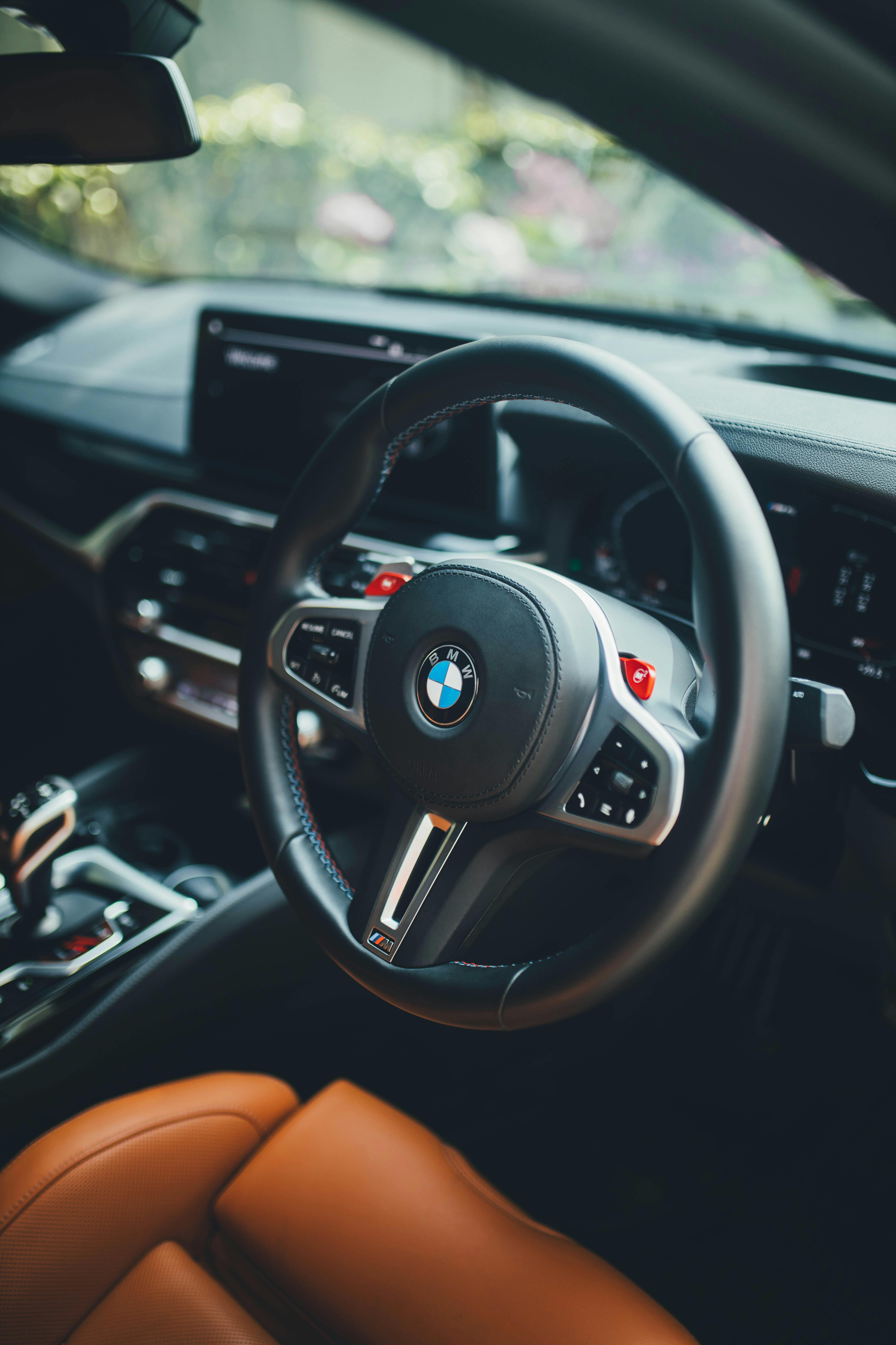 4480x6720 BMW Steering Wheel Wallpaper