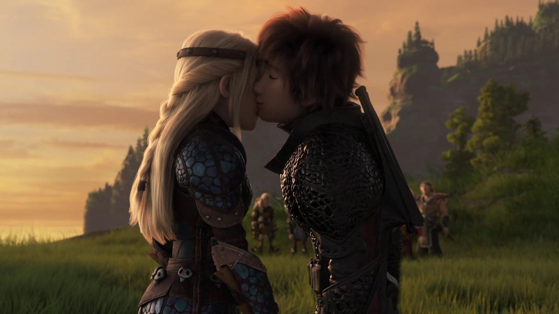 1920x1080 Hiccstrid Kiss Wallpaper