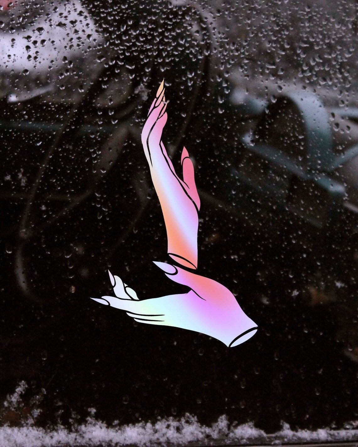 1140x1425 Meanwhile Laura Palmer Hands Twin Peaks Car Decal