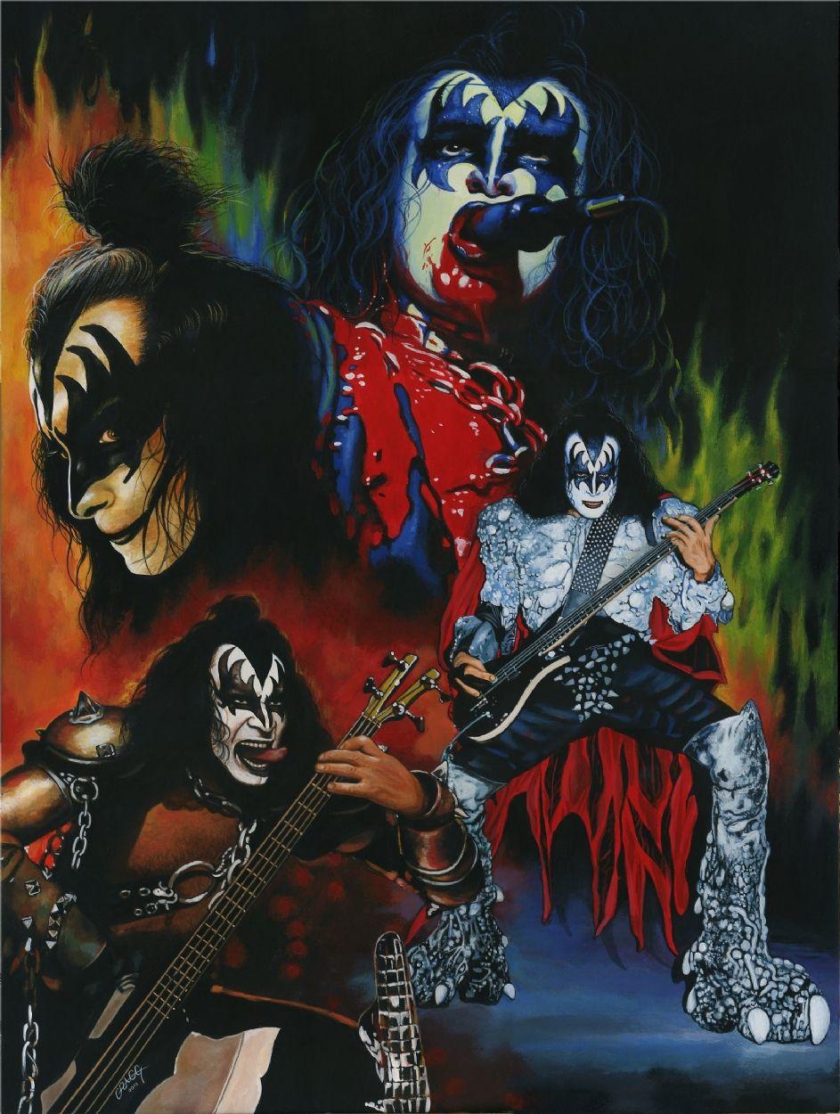 943x1250 Gene Simmons Kiss, in Ed Lloyd Gragg's Ed Lloyd Comic Art Gallery Room
