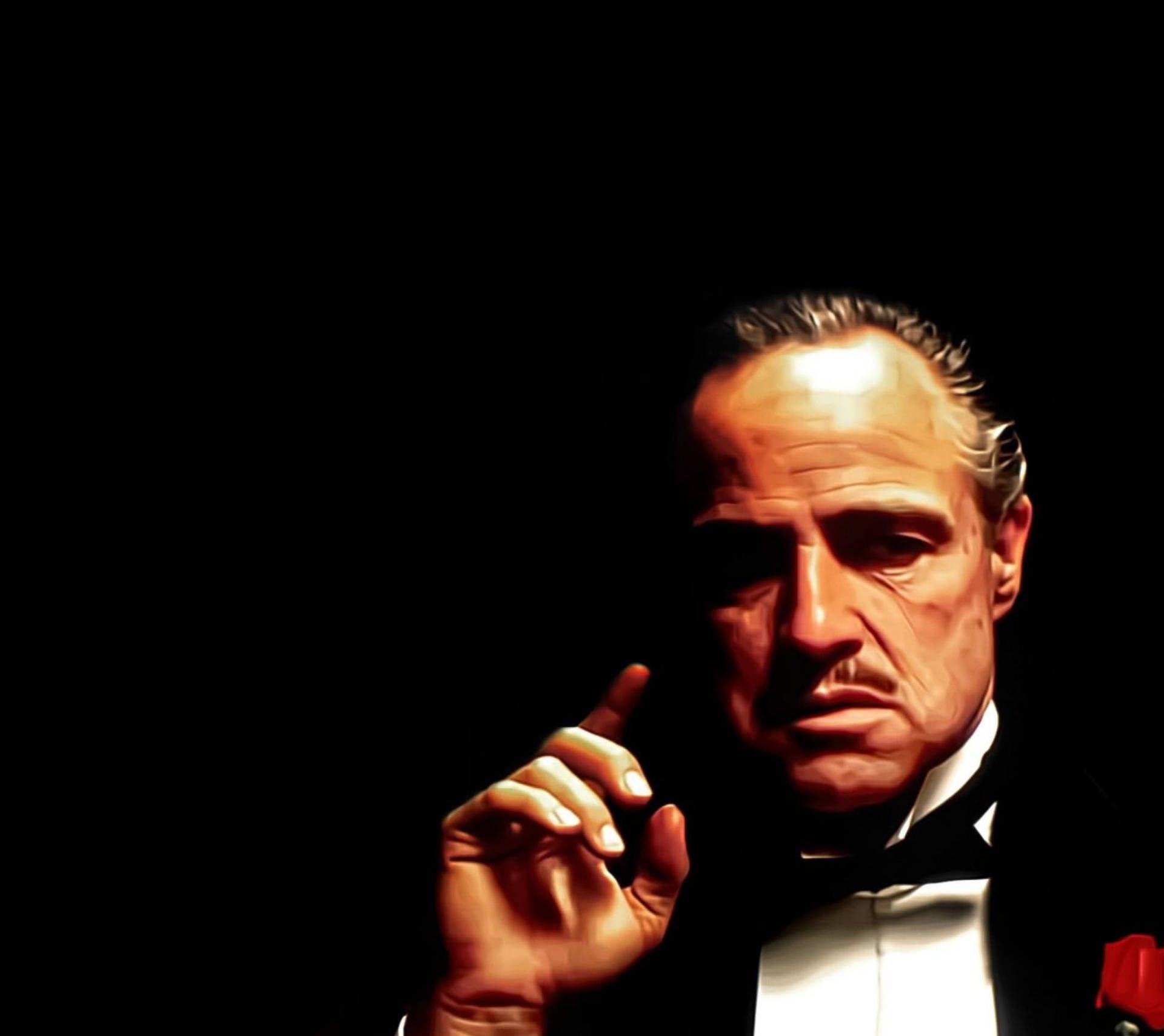 1920x1709 Download free Colored The Godfather Mafia Boss Wallpaper