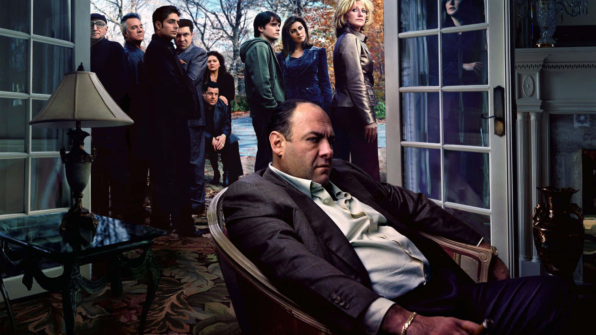 1920x1080 Tony Soprano, The Notorious Mob Boss Wallpaper