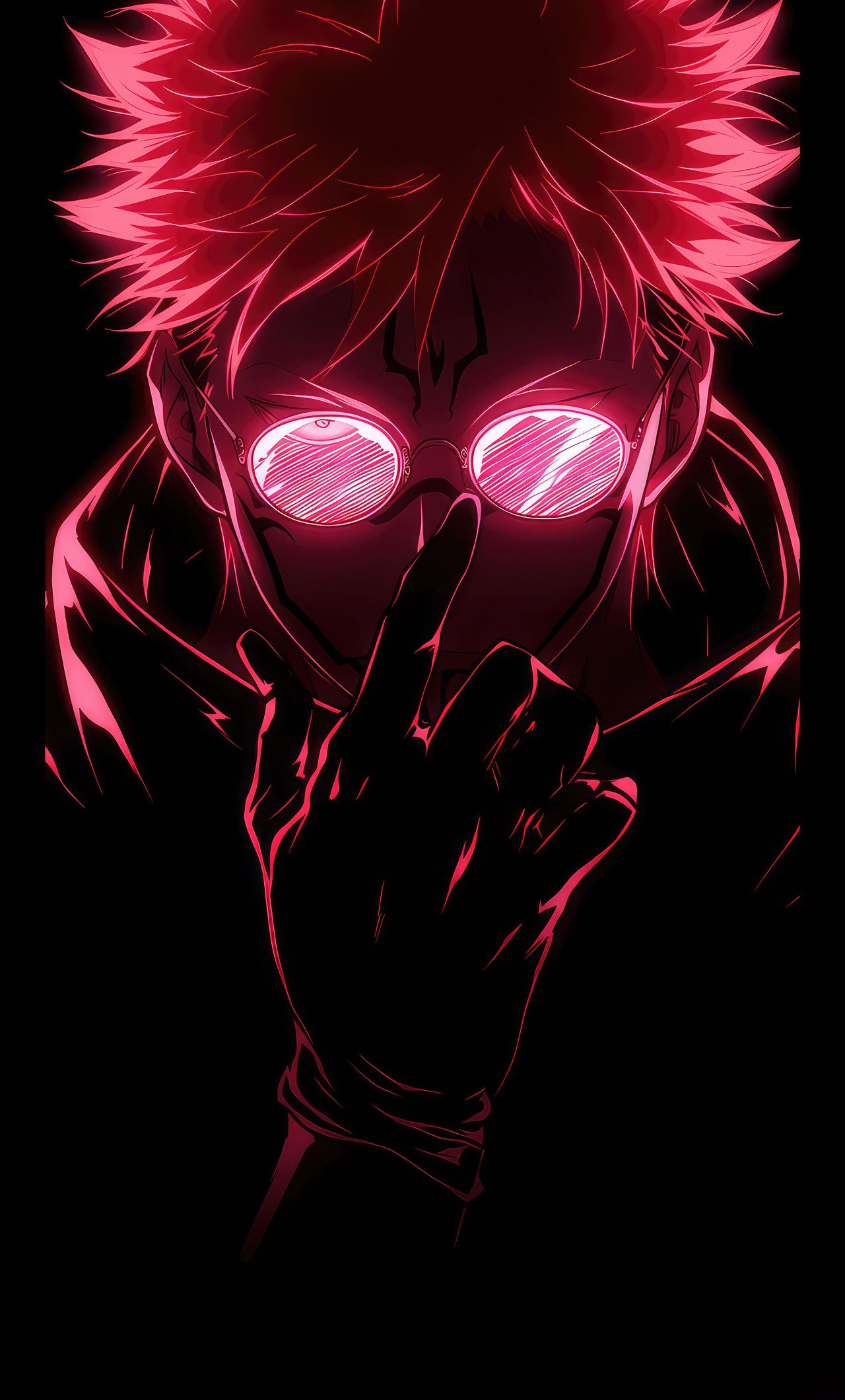 1280x2120 Jujutsu Kaisen Minimal Neon iPhone , HD 4k Wallpaper, Image, Background, Photos and Picture