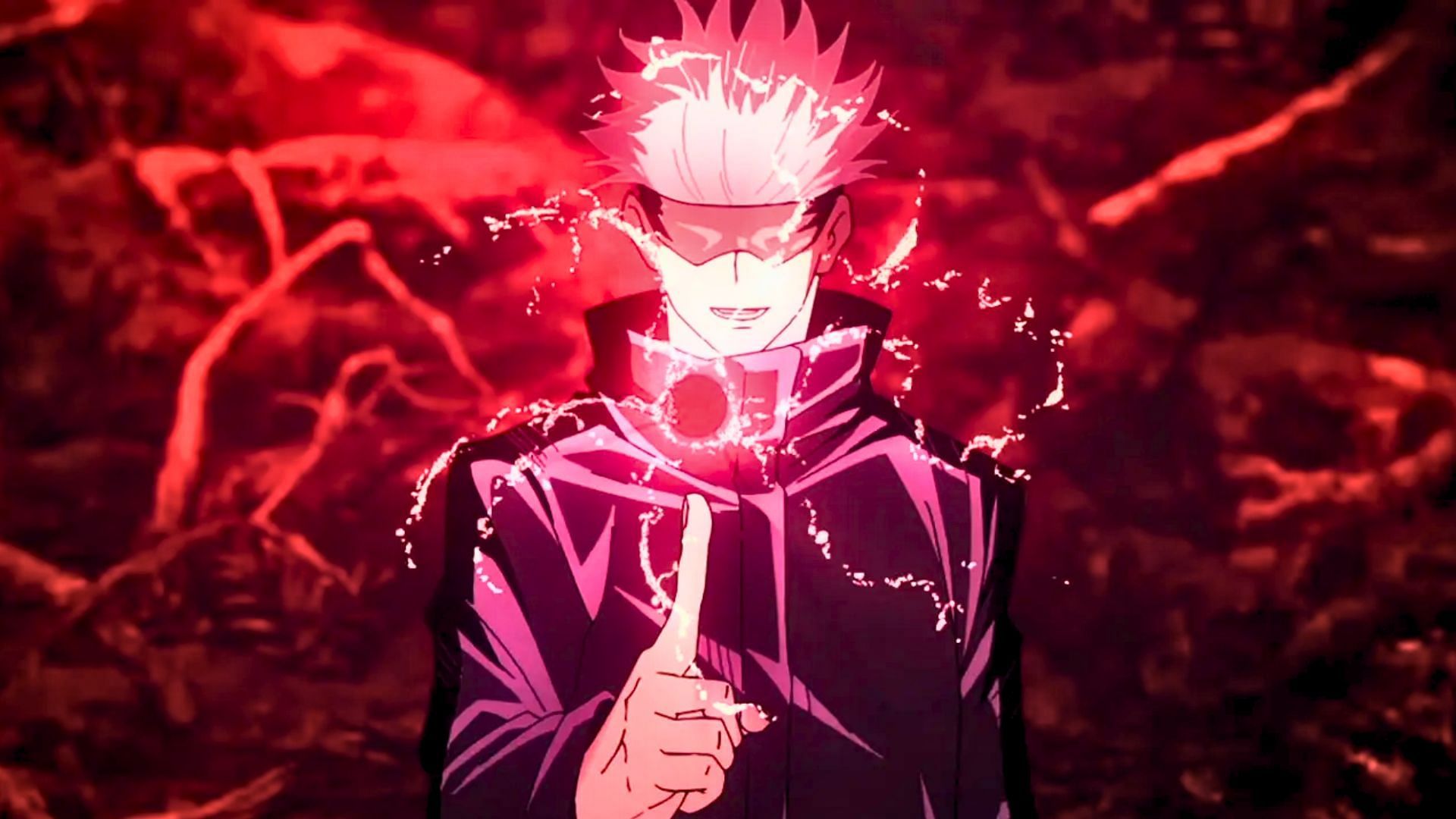 1920x1080 Gojo Red Wallpaper