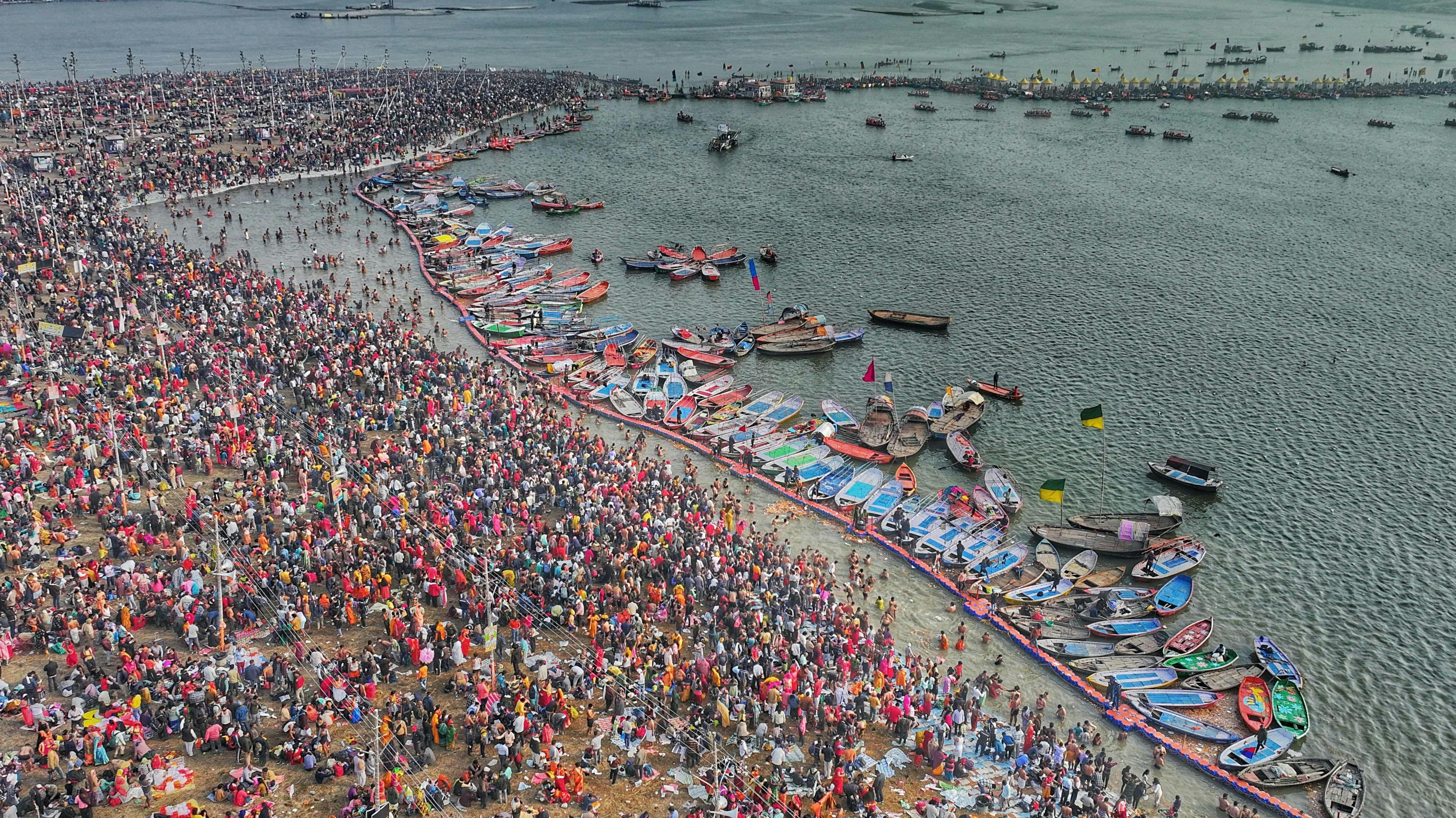 4160x2338 Prayagraj Tourism. Sangam Darshan, Kumbh Mela & Spiritual Tours