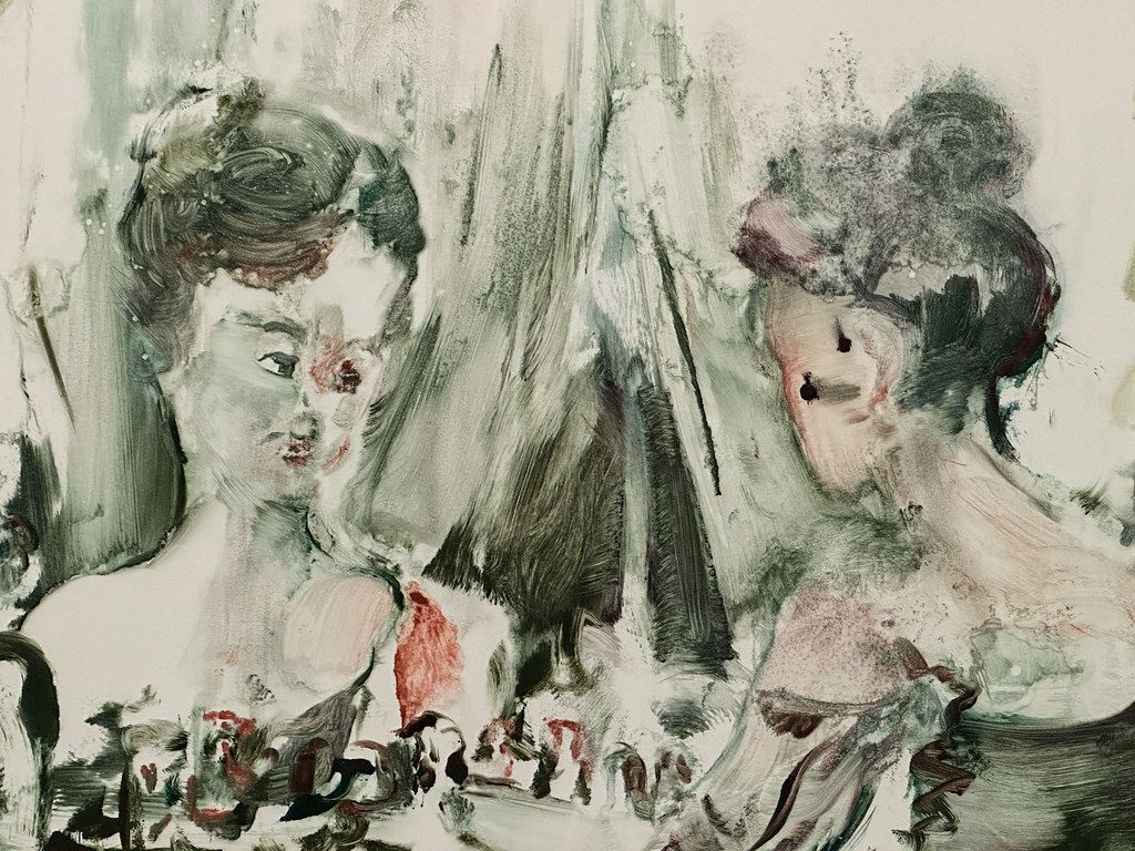 1024x768 Cecily Brown, All is Vanity (after Gilbert) (detail)