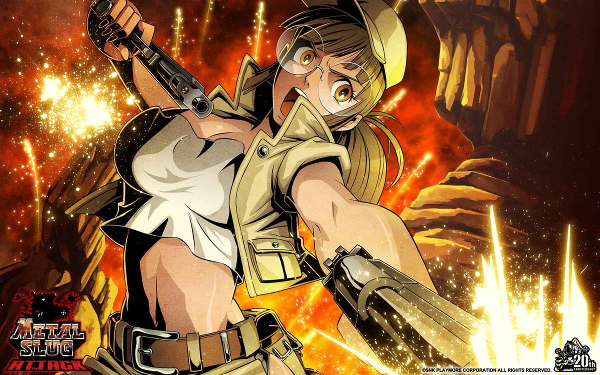 1200x750 MISSION 4 End Bonus: 1) METAL SLUG Series original wallpaper 2) 1000 METAL SLUG ATTACK Medals #MSA #MS20th