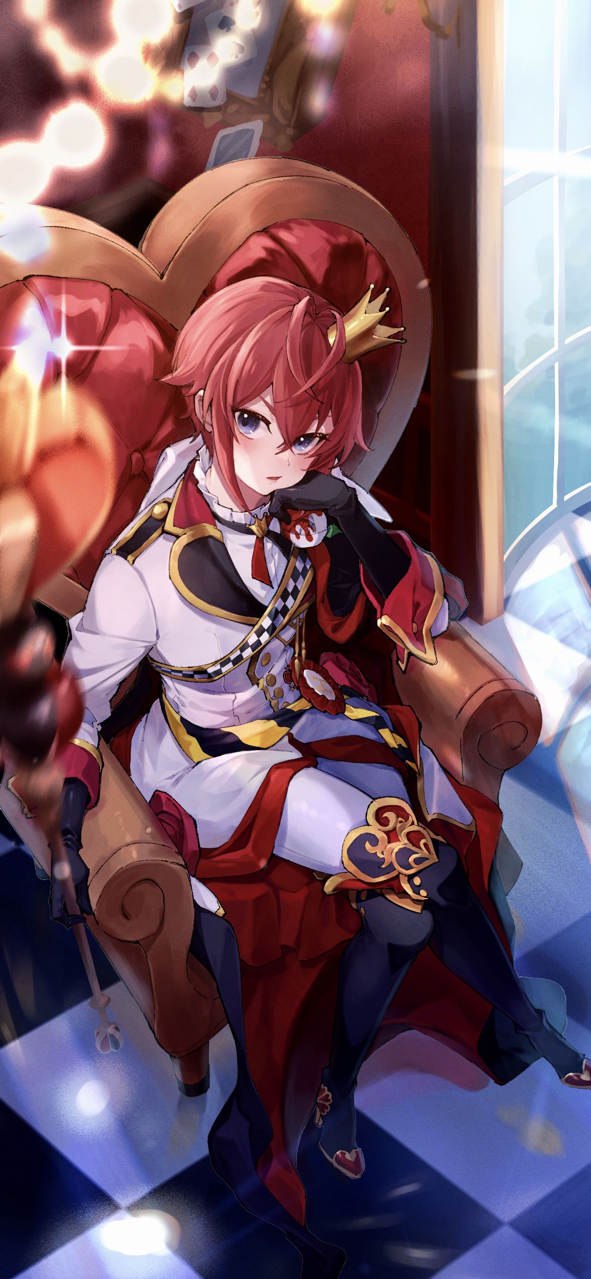 1170x2532 Riddle Rosehearts Wonderland Wallpaper by rin0 h Anime Image Board