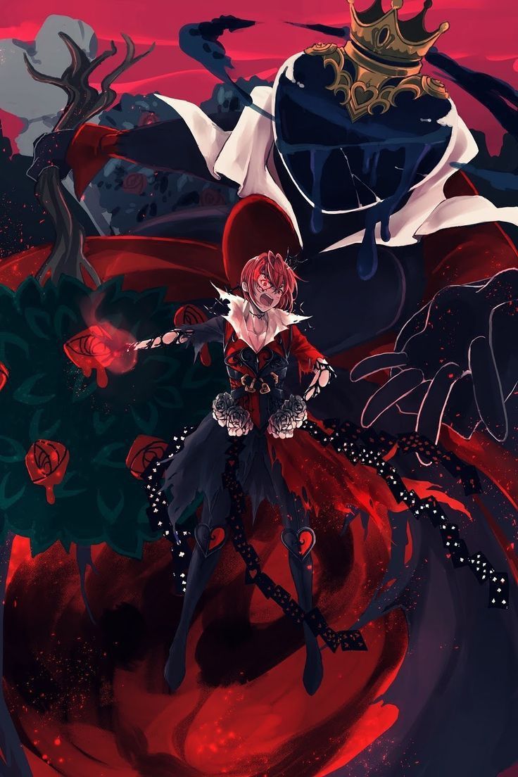 736x1104 Overblot riddle. Riddle rosehearts wallpaper, The twisted wonderland, Twisted wonderland art
