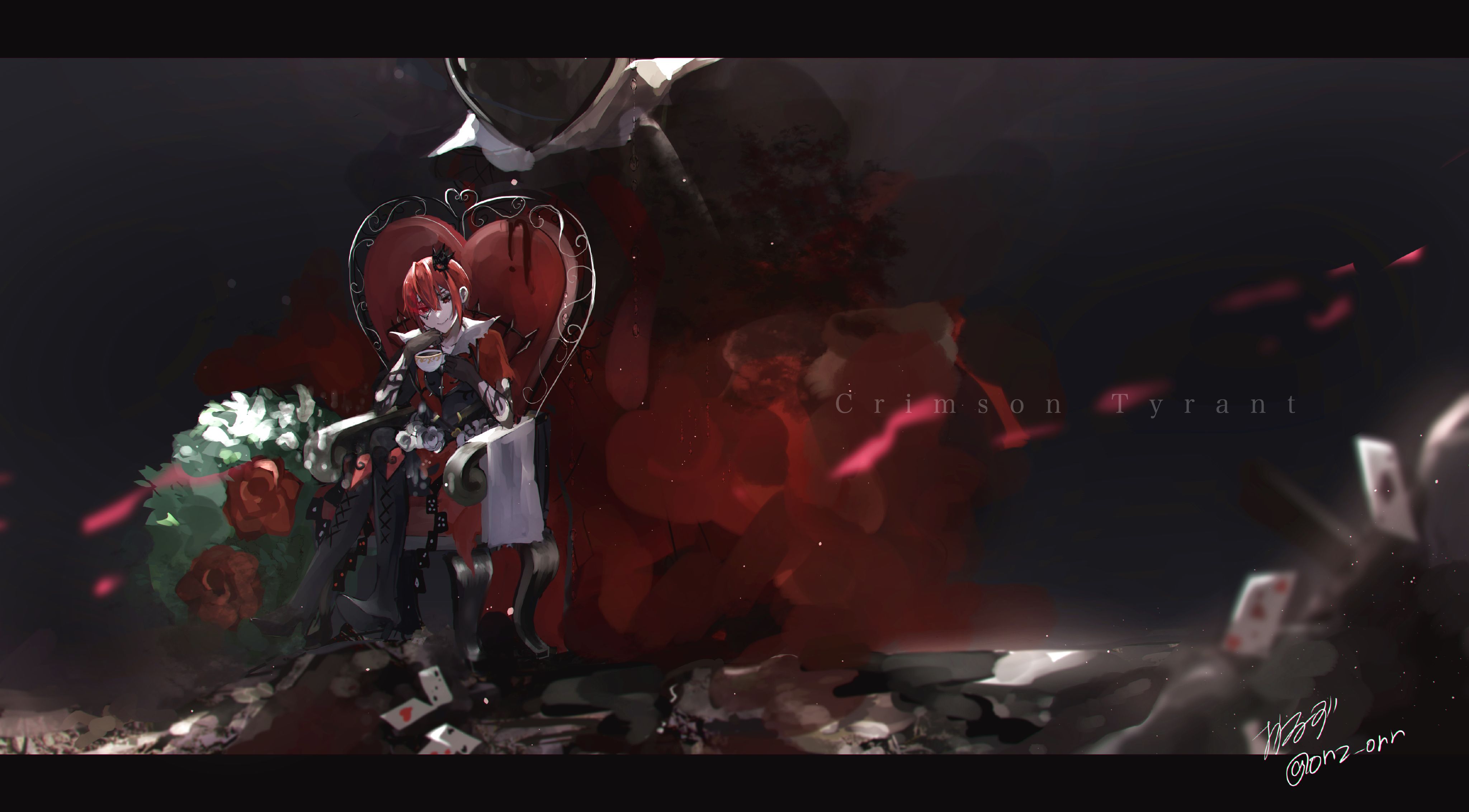 4096x2265 Riddle Rosehearts Wonderland by orz orr Anime Image Board