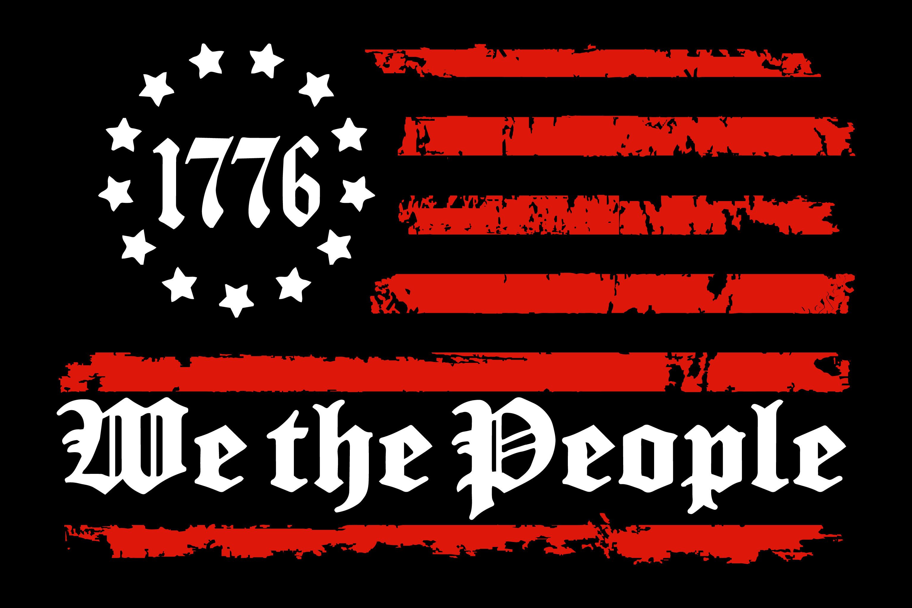 3066x2044 We the People 1776 Flag Design Graphic by Crafts Station · Creative Fabrica