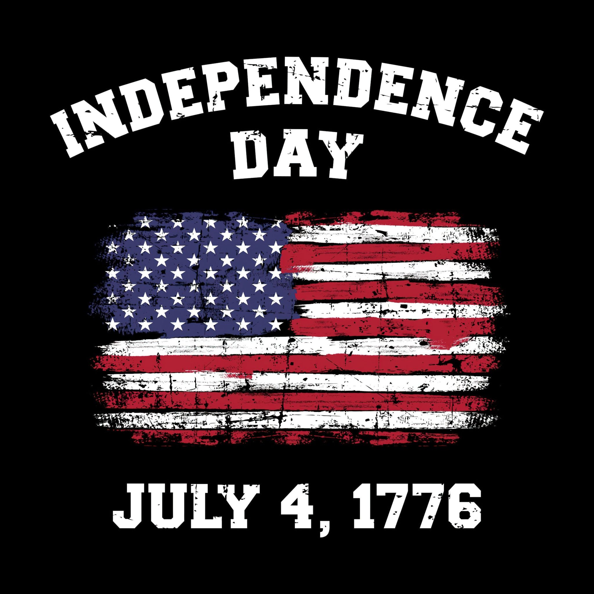 2048x2048 July 4 1776 Independence Day Wallpaper 5K