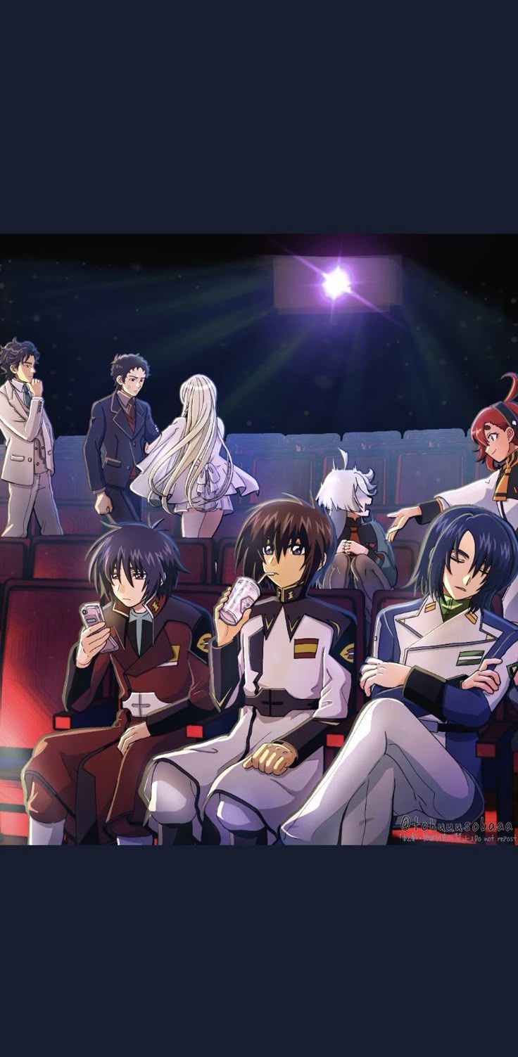 736x1503 Anime Scene with Audience and Standing Figure. Athrun zala wallpaper, Gundam seed freedom wallpaper, Gundam