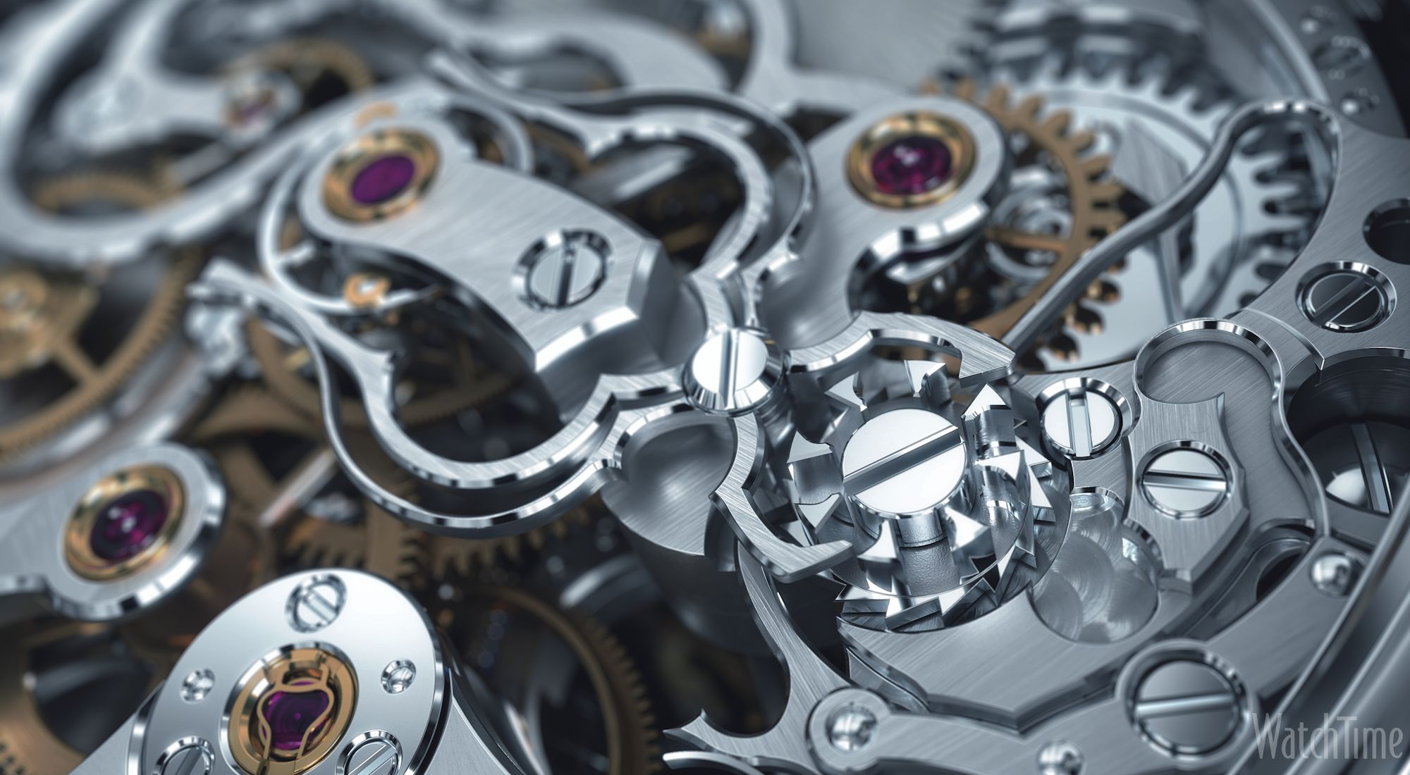2000x1100 Mechanical Watch Wallpaper
