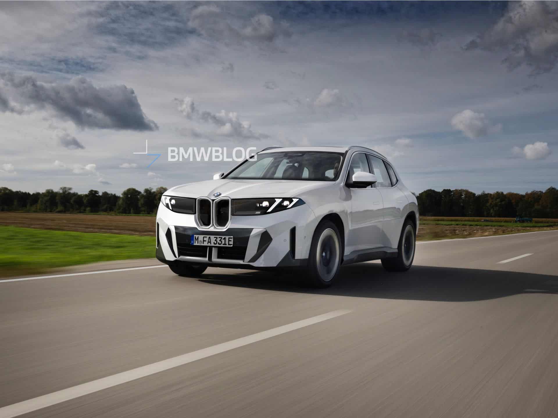 1920x1440 BMW iX3 Rendered Based On Leaked Patent Image
