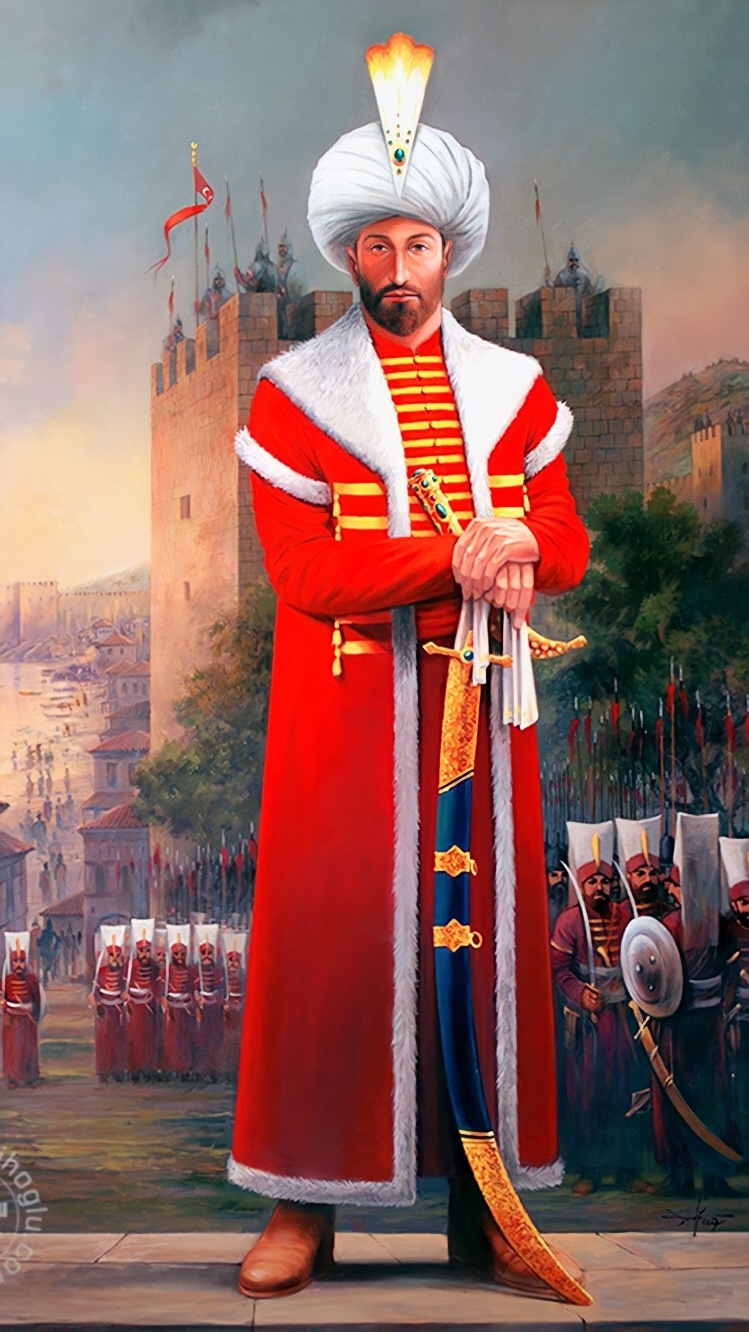 1080x1920 Fatih Sultan Wallpaper