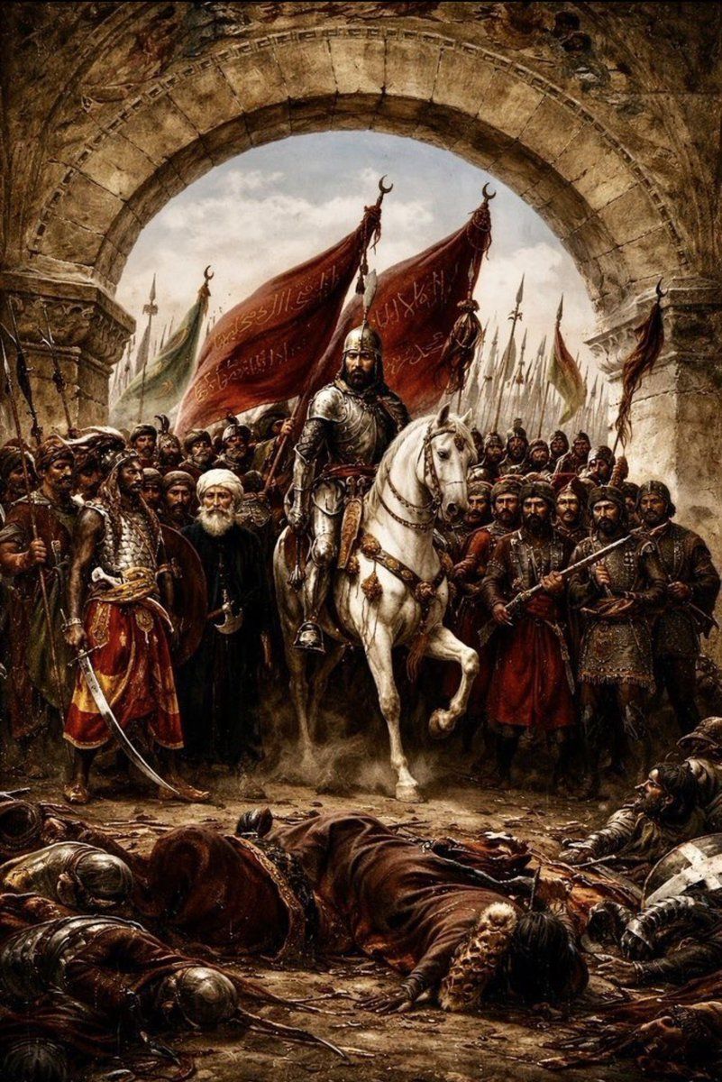 801x1200 İstanbul'un Fethi'nin 573'üncü yıldönümü kutlu olsun. İstanbul'u bizlere vatan kılan büyük hakan Fatih Sultan Mehmed Han'ı ve kahraman ceddimizi rahmetle, minnetle ve saygıyla anıyorum. Ruhları Şad, Mekanları Cennet Olsun