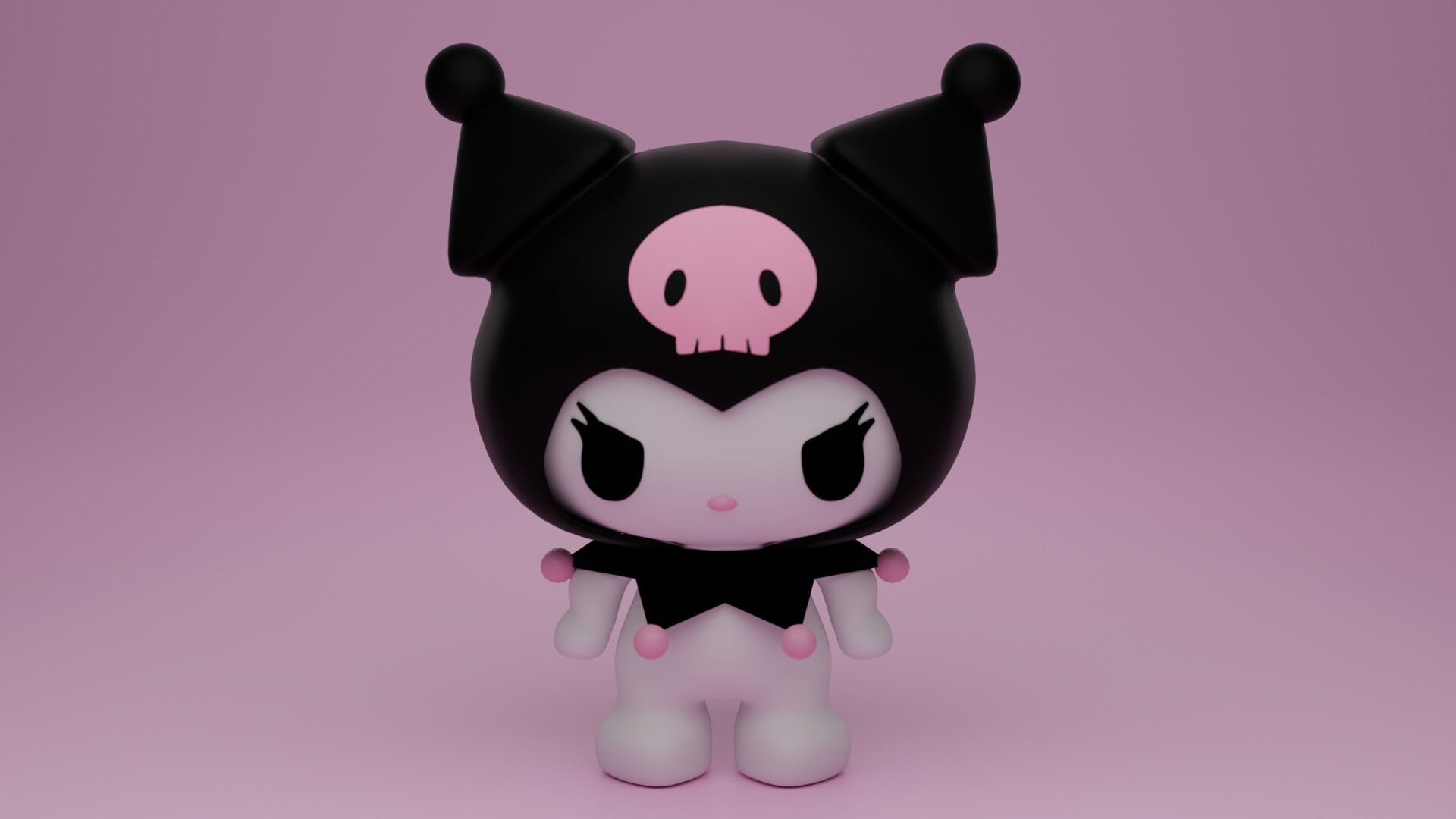 1920x1080 3D Kuromi