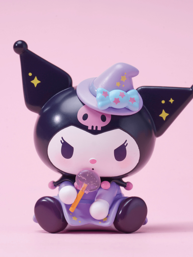 768x1024 Kuromi Wallpaper 4K, Party, Pink aesthetic