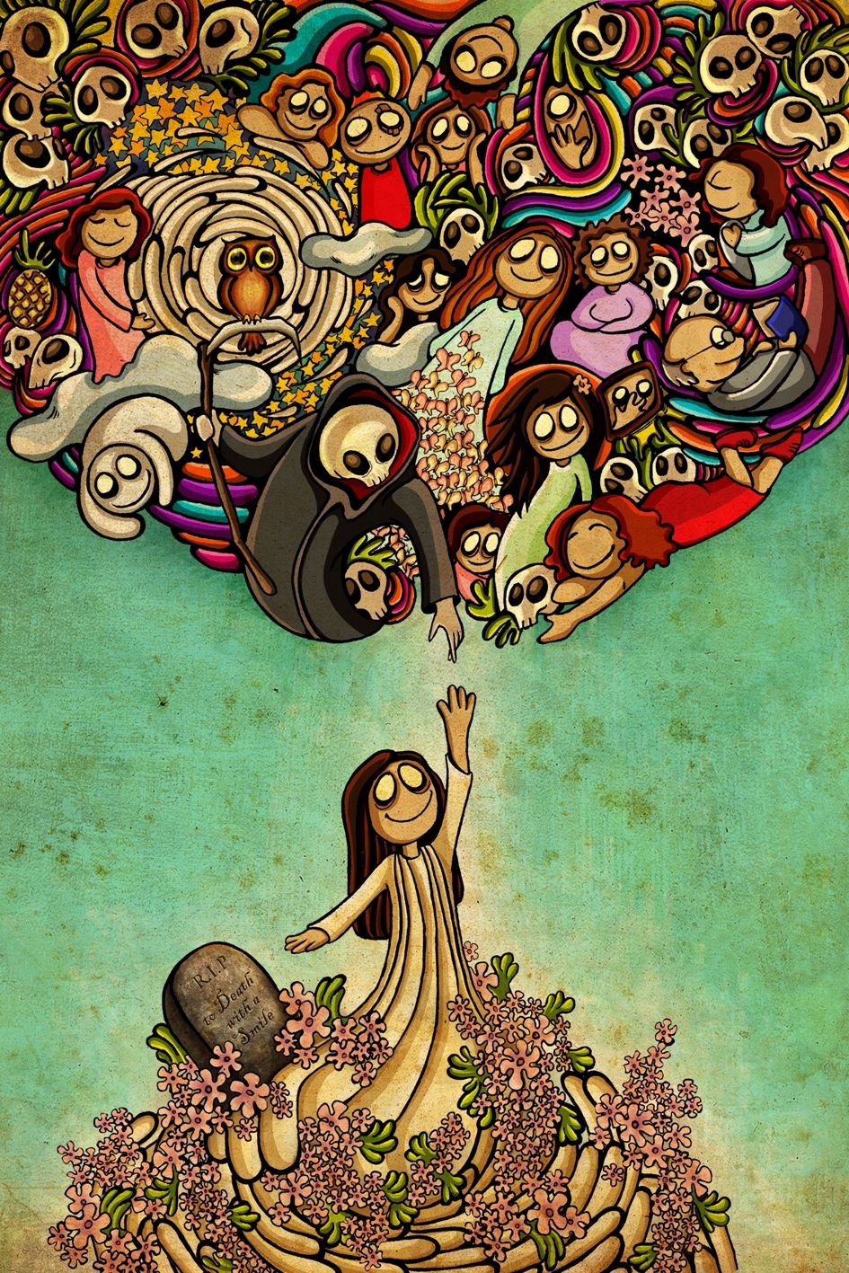 945x1417 To Death with a Smile - Behance