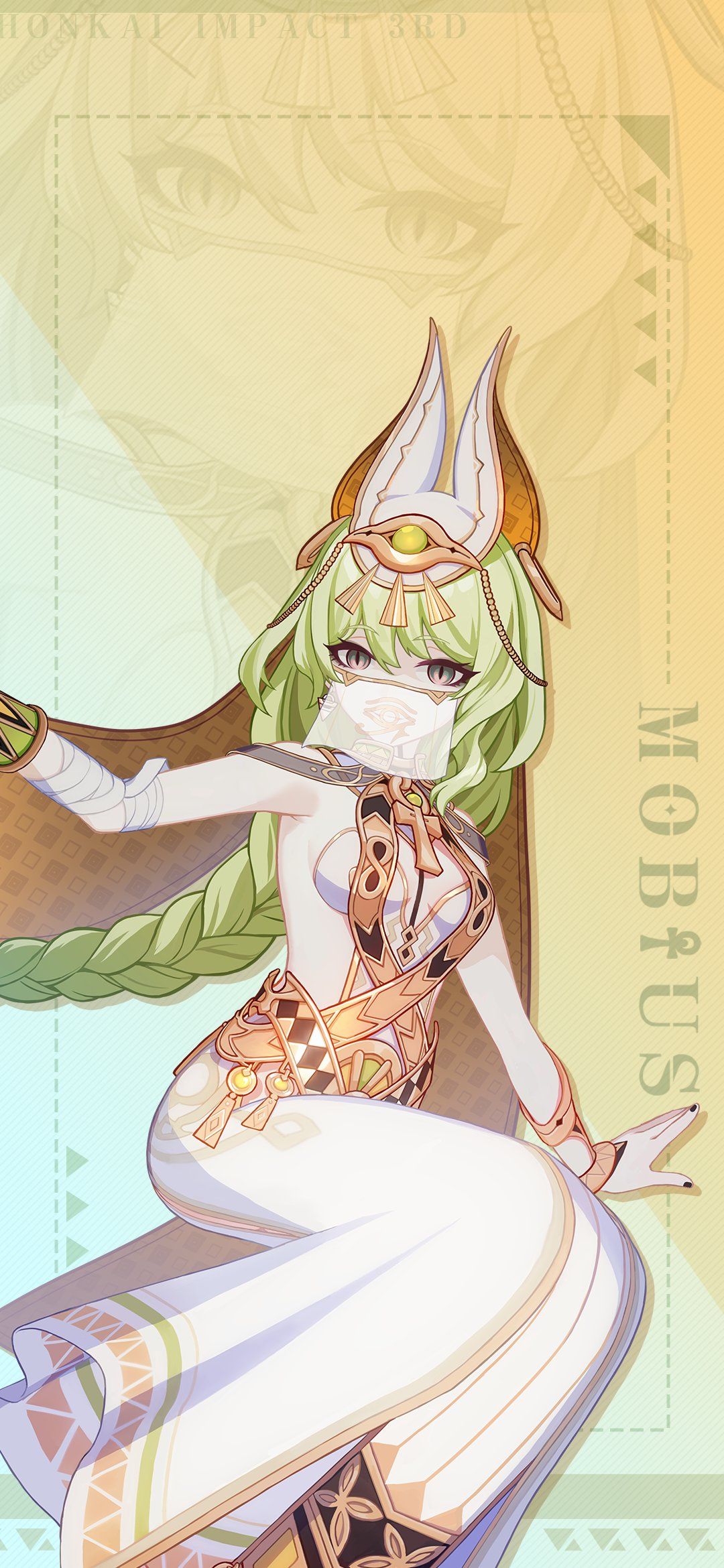 1080x2340 mobius outfit wallpaper Honkai Impact 3rd
