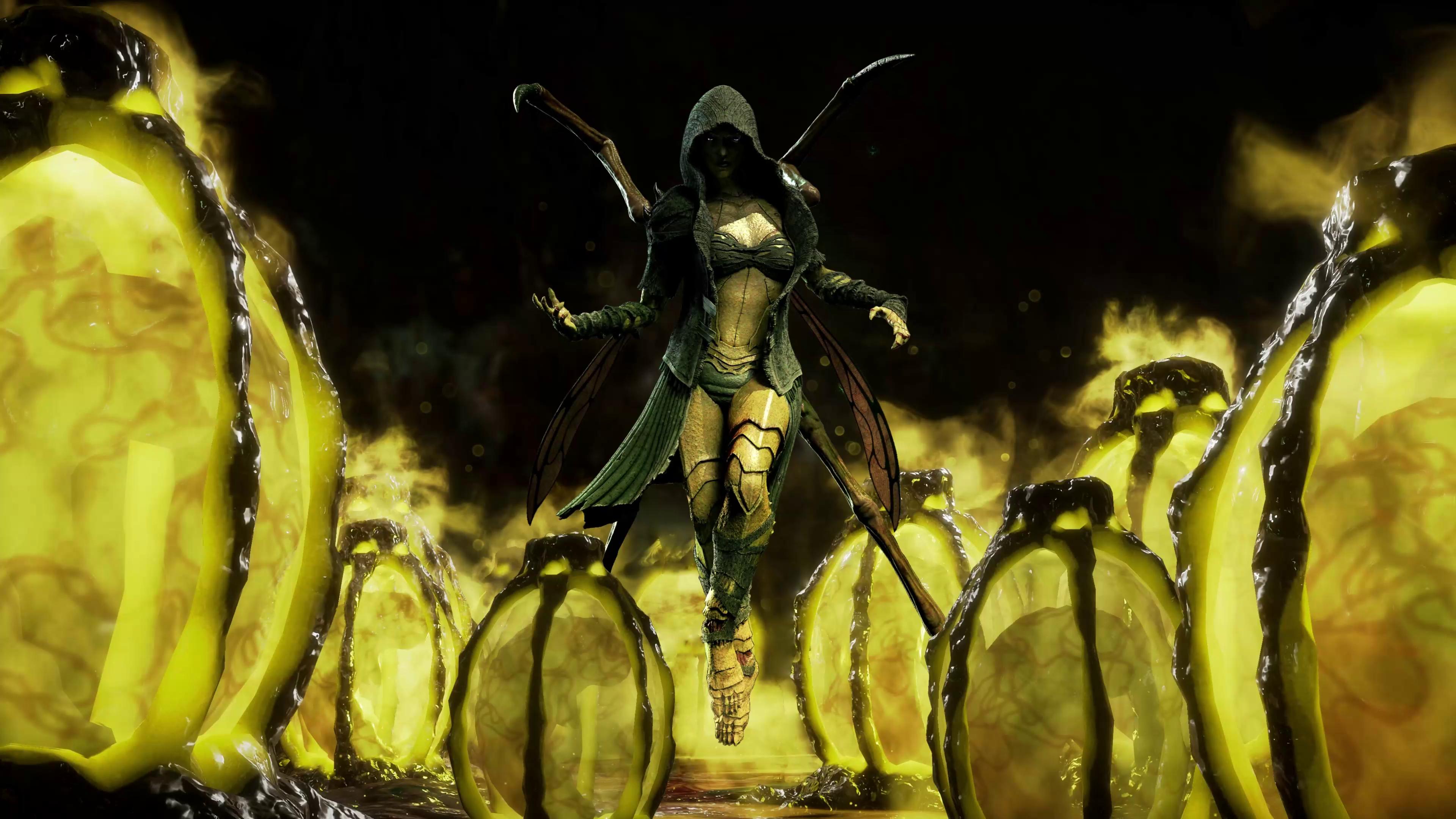 3840x2160 D'VORAH FROM Mortal Kombat X Live Wallpaper