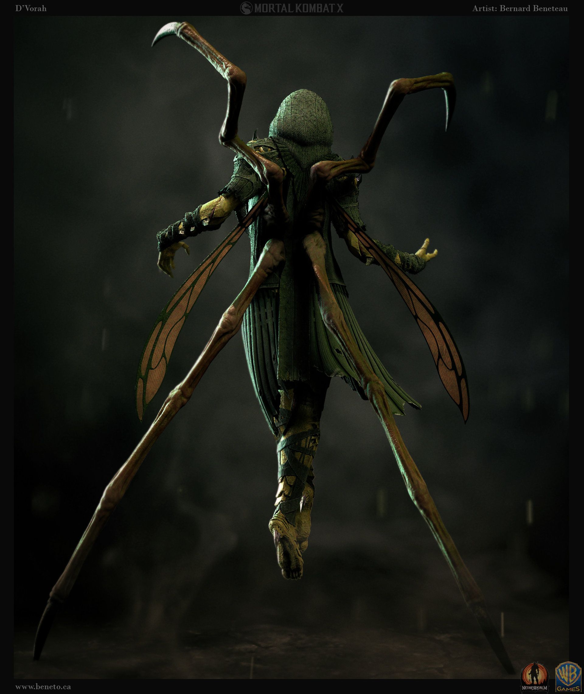 1920x2280 Mortal Kombat X'Vorah 3