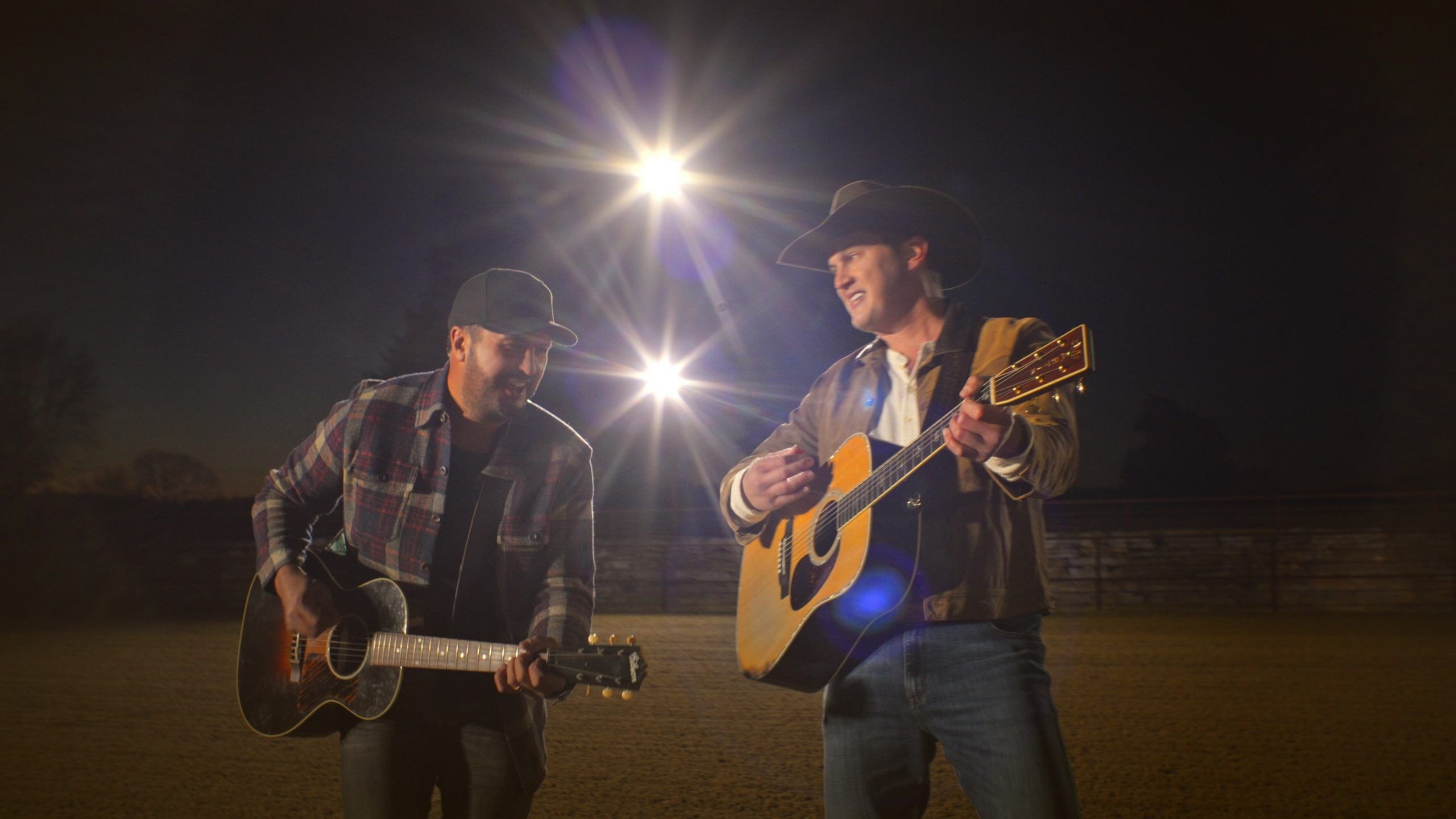 2560x1440 AWARD WINNING ARTIST JON PARDI AND FIVE TIME ENTERTAINER OF THE YEAR LUKE BRYAN RELEASE OFFICIAL MUSIC VIDEO FOR “COWBOYS AND PLOWBOYS”